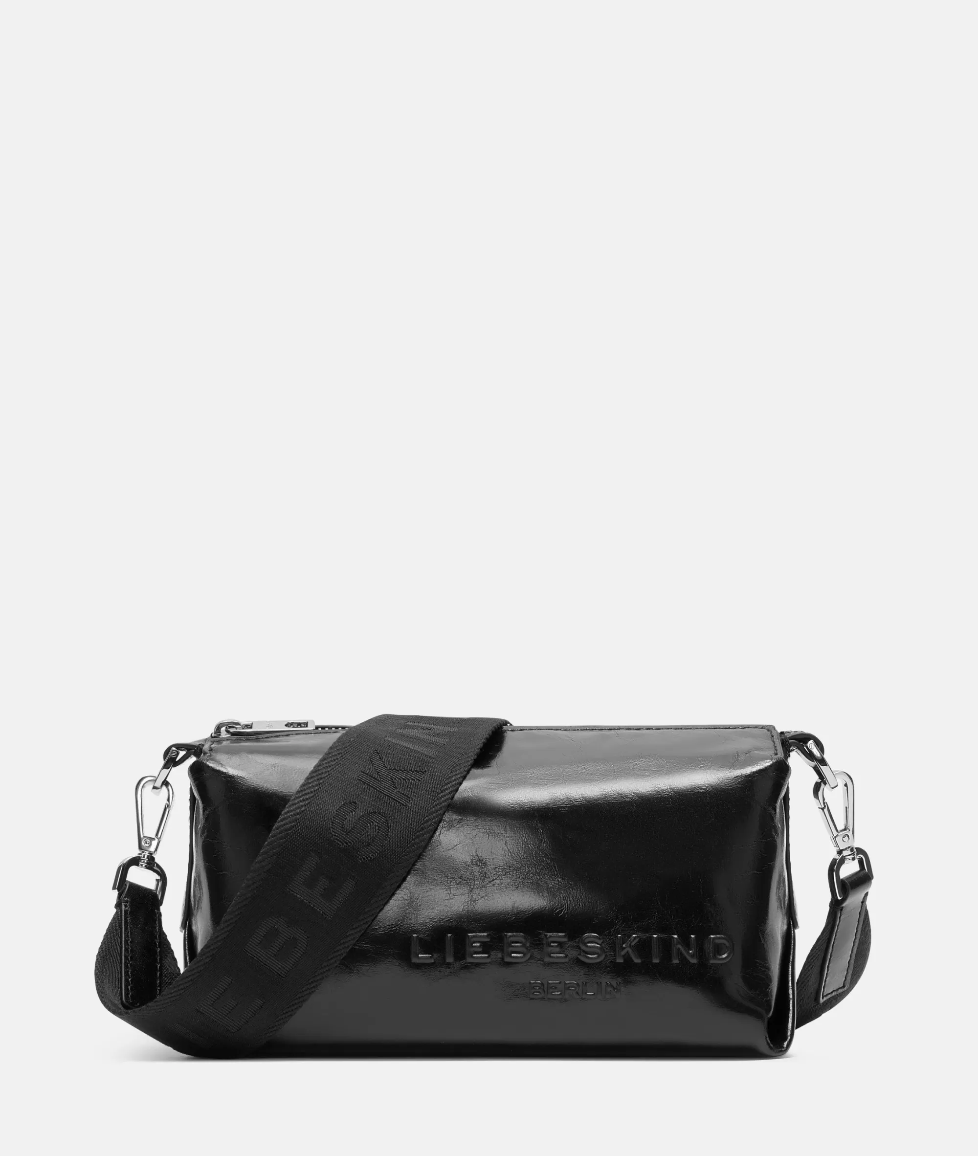LIEBESKIND BERLIN  Ledertaschen | Umhängetaschen<Elvira Camera Bag S schwarz