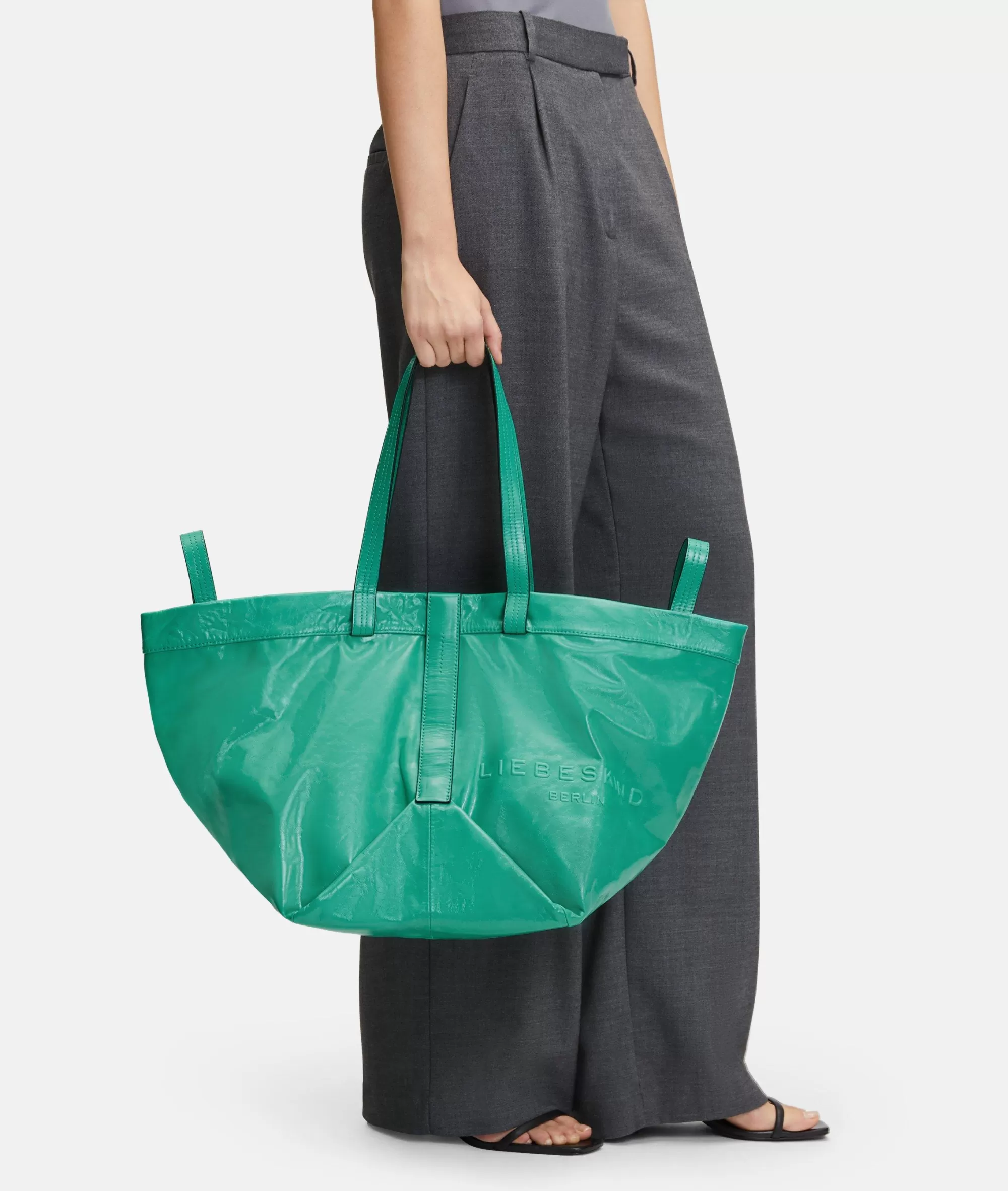 LIEBESKIND BERLIN  Ledertaschen | Shopper<Elvira Shopper L türkis