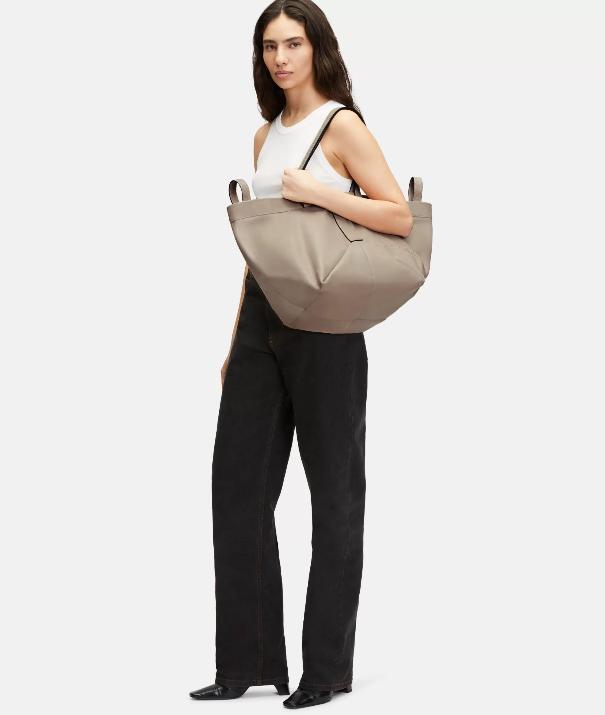 LIEBESKIND BERLIN  Ledertaschen | Shopper<Elvira Shopper L beige