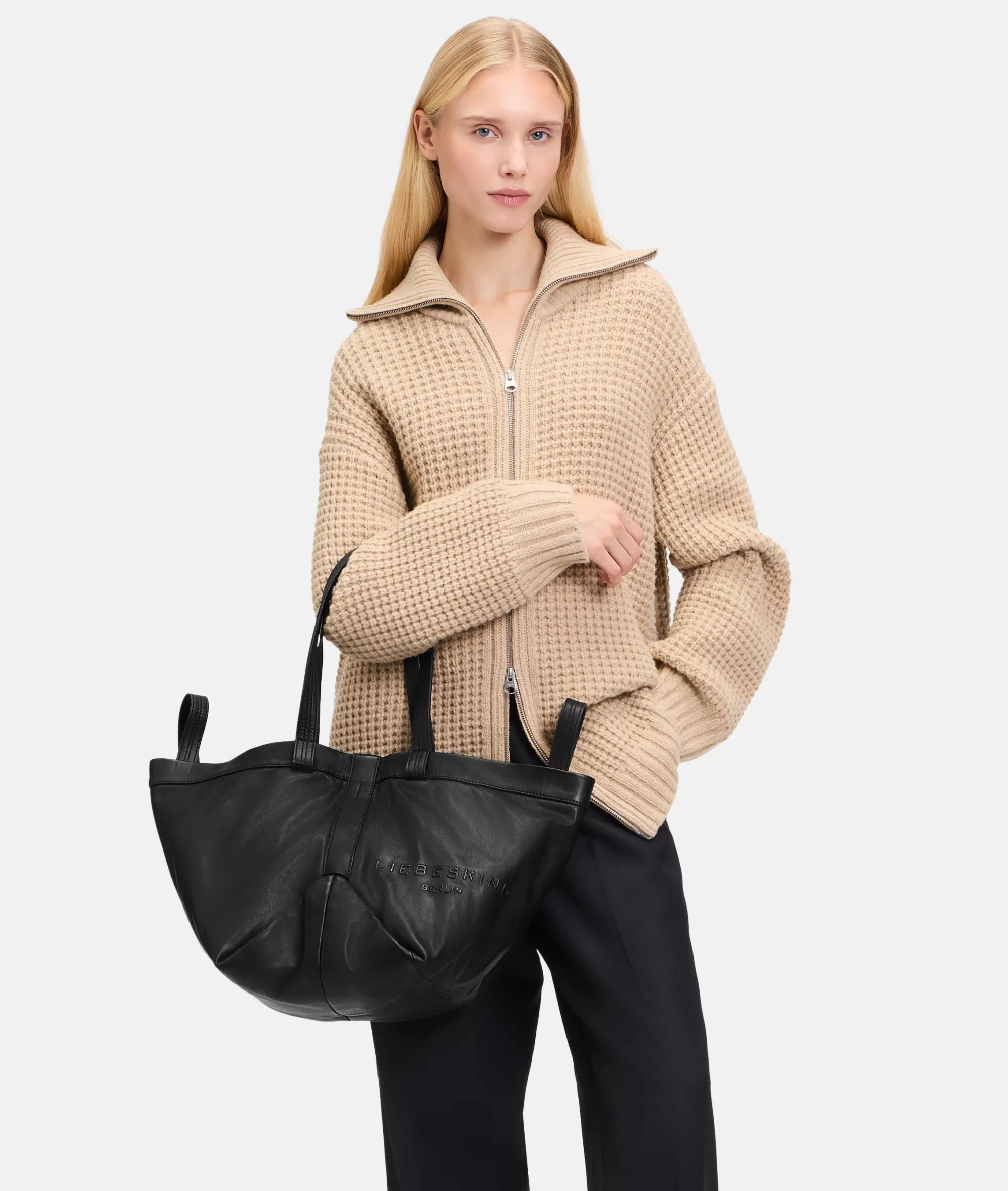 LIEBESKIND BERLIN  Ledertaschen | Shopper<Elvira Shopper M schwarz