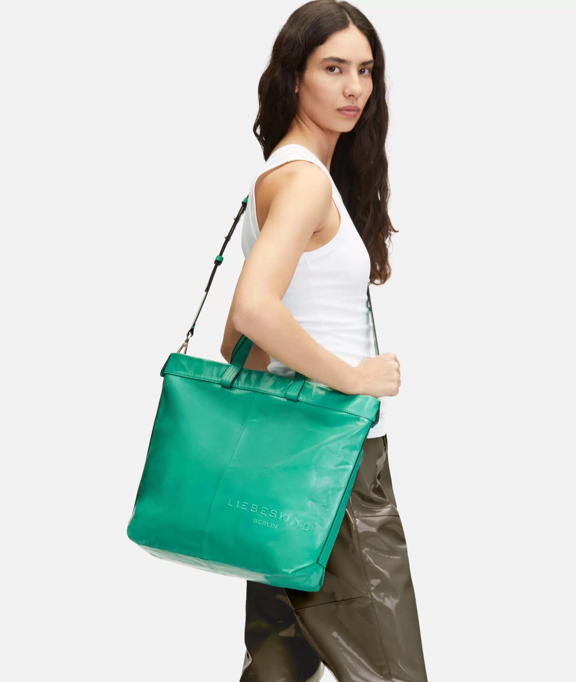 LIEBESKIND BERLIN  Business Bags | Ledertaschen<Elvira Tote M türkis