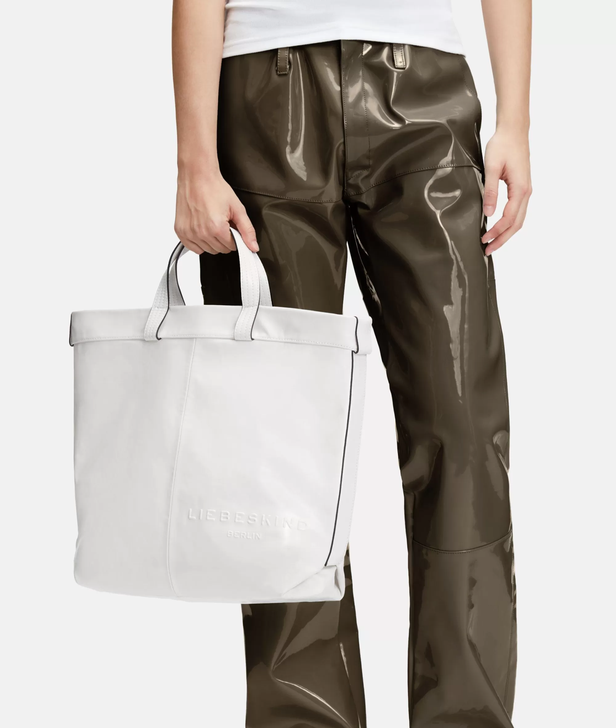 LIEBESKIND BERLIN  Business Bags | Ledertaschen<Elvira Tote M weiß
