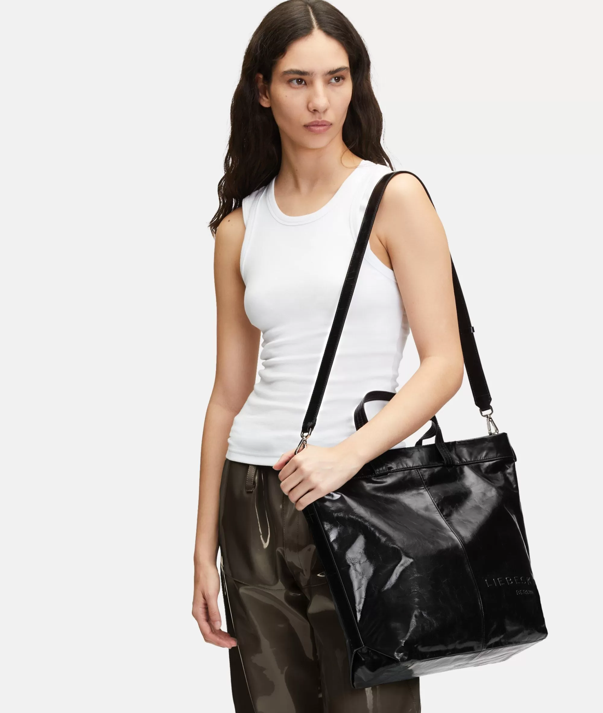 LIEBESKIND BERLIN  Business Bags | Ledertaschen<Elvira Tote M schwarz