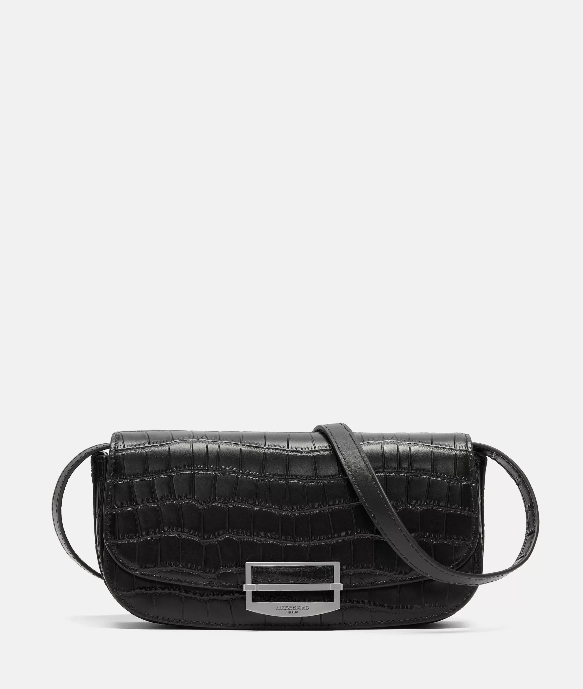 LIEBESKIND BERLIN  Ledertaschen | Umhängetaschen<Ezra Crossbody S schwarz