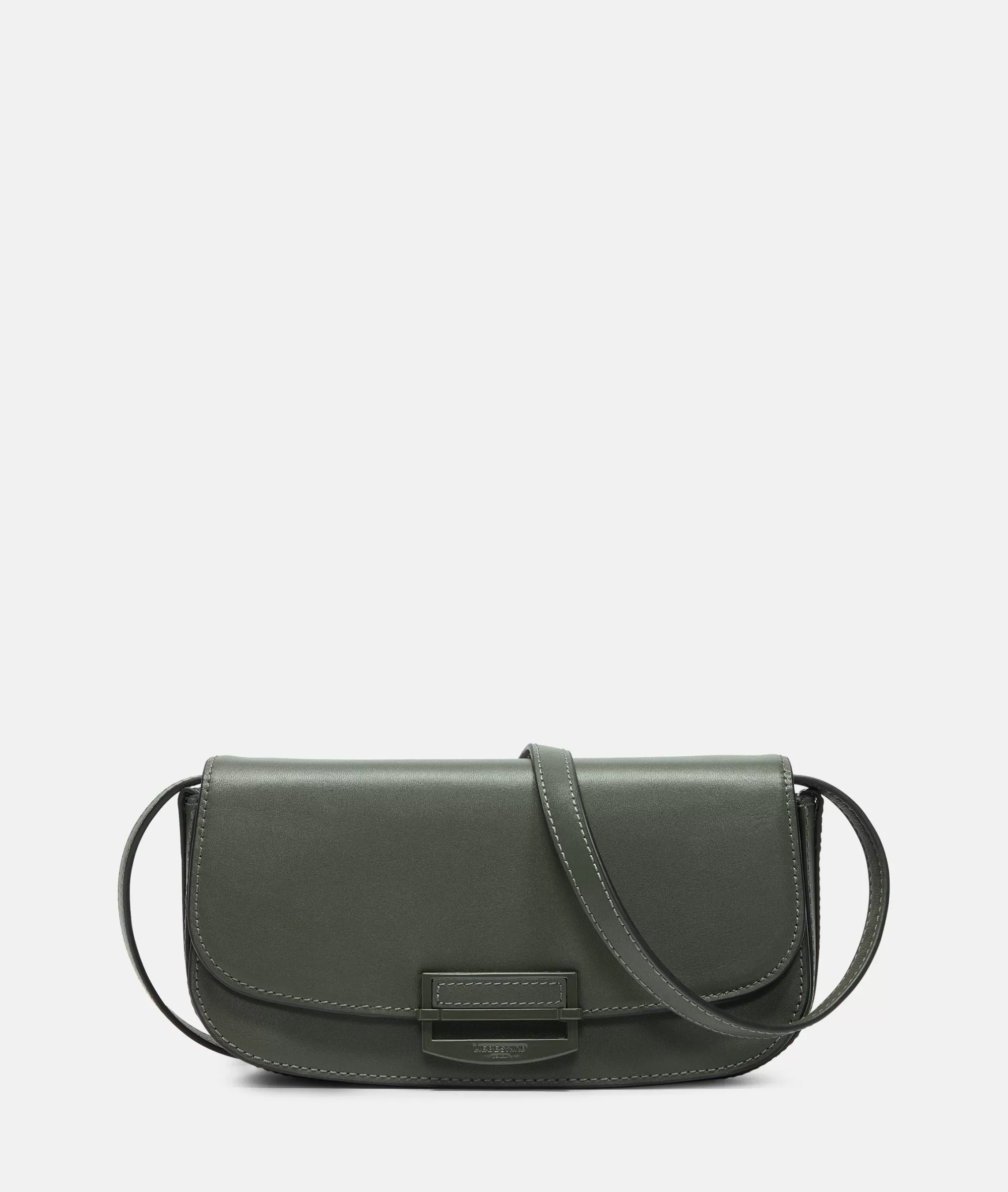 LIEBESKIND BERLIN  Ledertaschen | Umhängetaschen<Ezra Crossbody S olivgrün