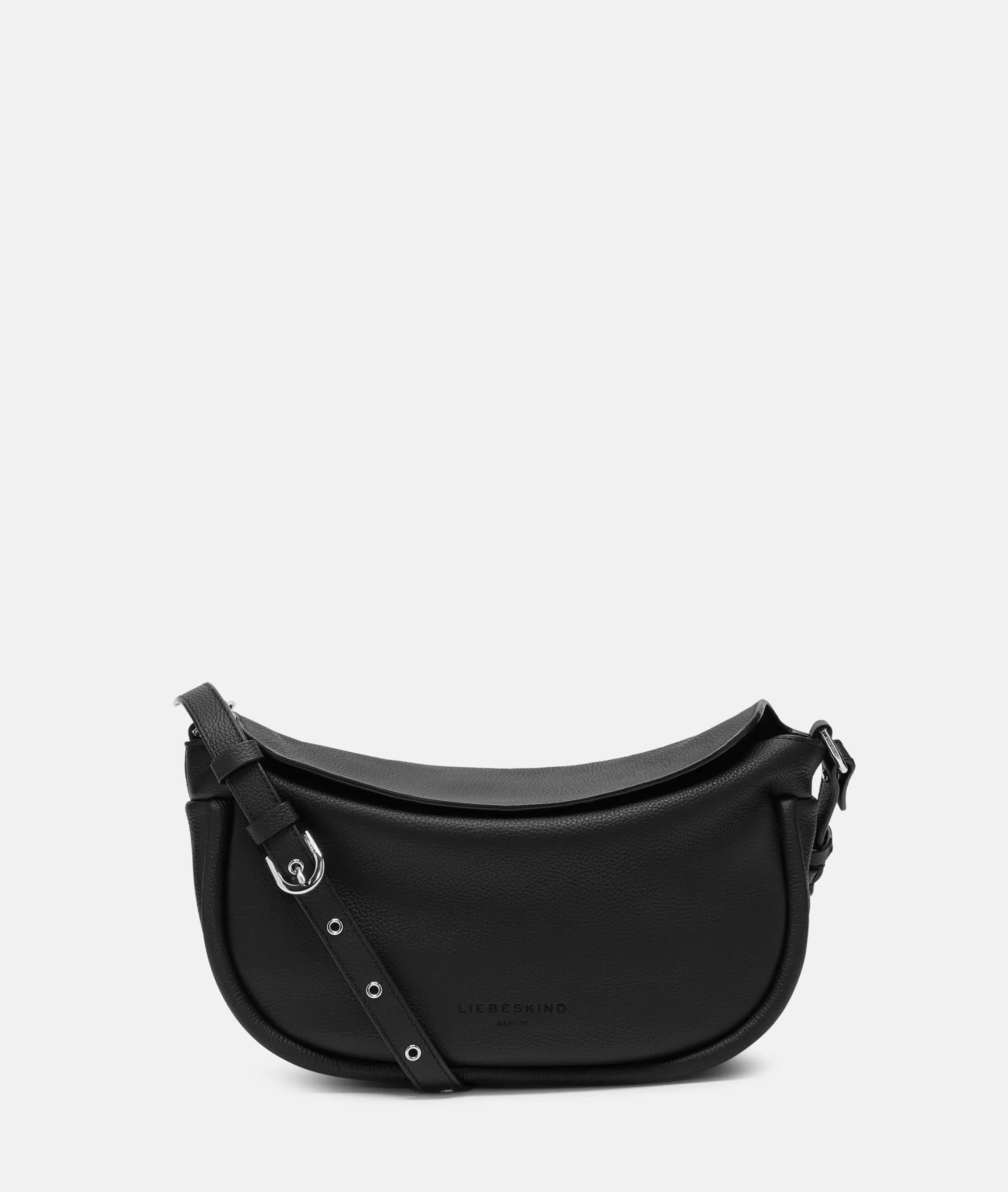 LIEBESKIND BERLIN  Ledertaschen | Schultertaschen<Fab Hobo M schwarz