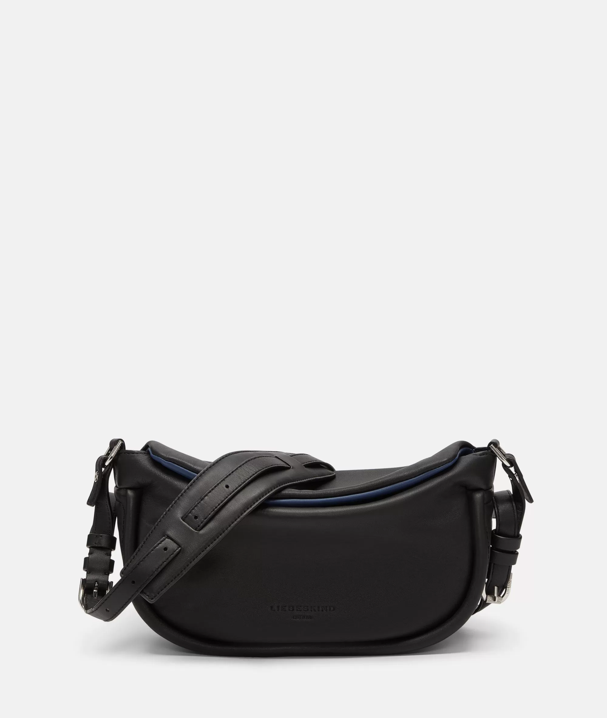 LIEBESKIND BERLIN  Ledertaschen | Schultertaschen<Fab Hobo M schwarz