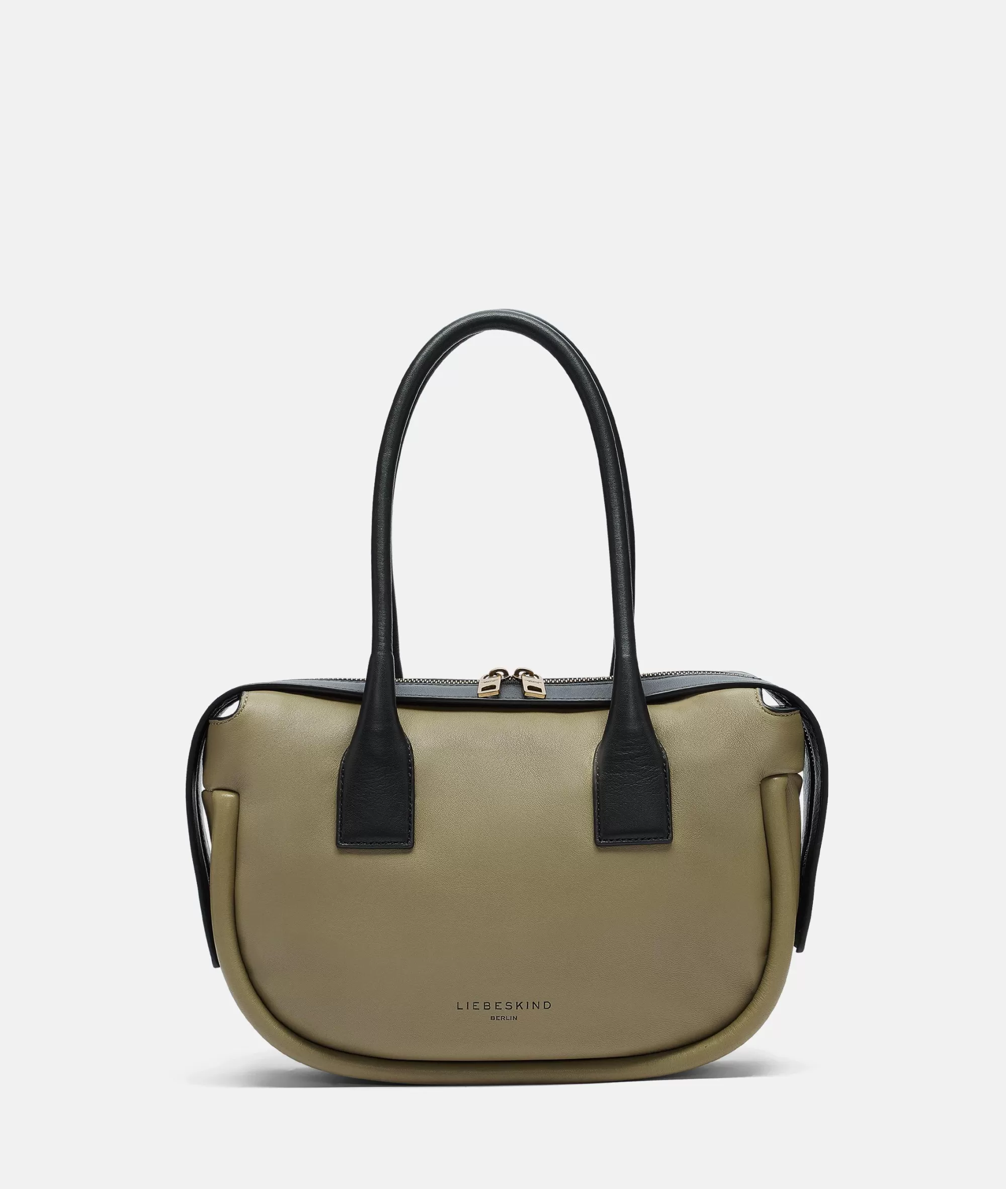 LIEBESKIND BERLIN  Ledertaschen | Schultertaschen<Fab Satchel M olivgrün