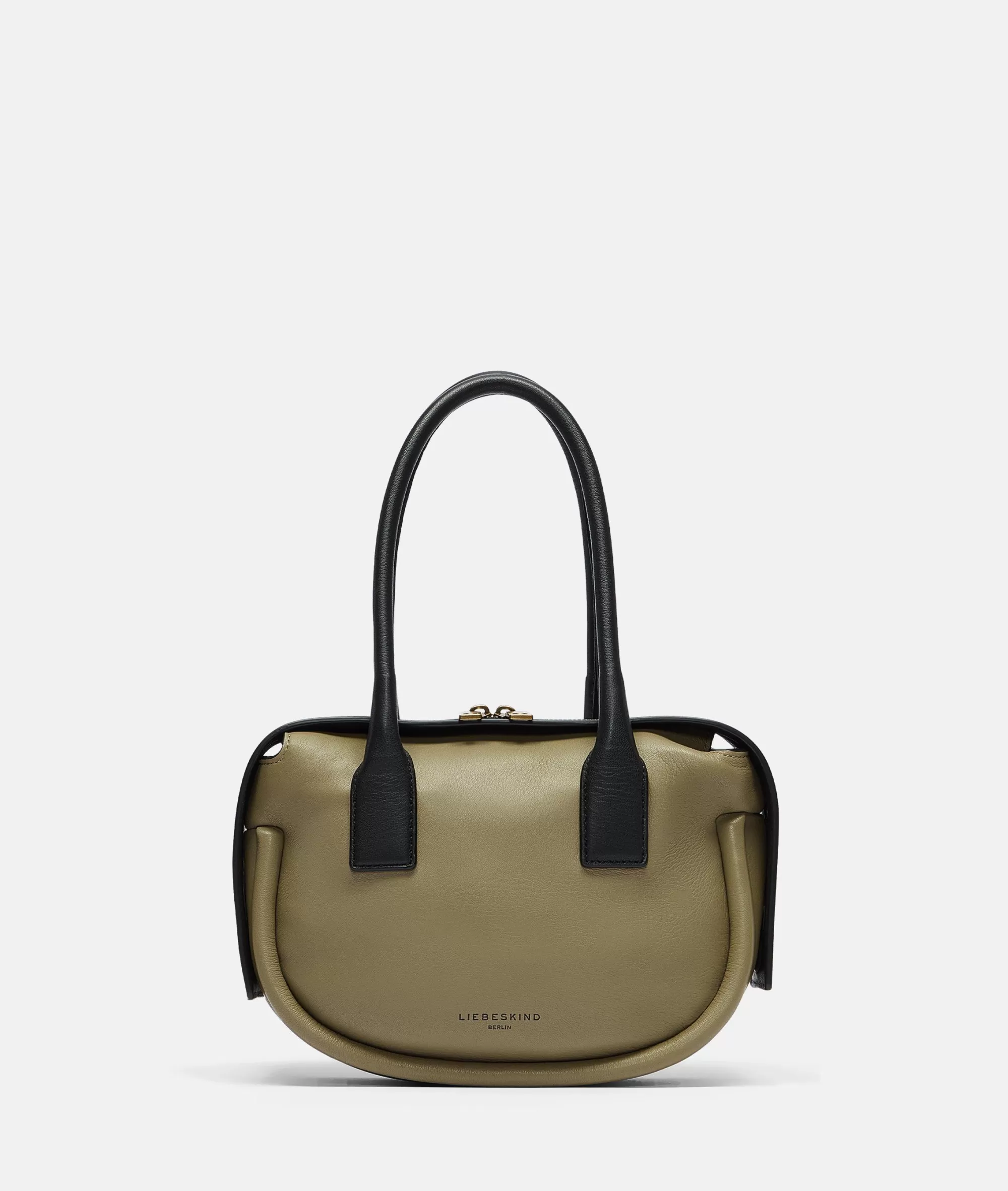 LIEBESKIND BERLIN  Ledertaschen | Schultertaschen<Fab Satchel S olivgrün