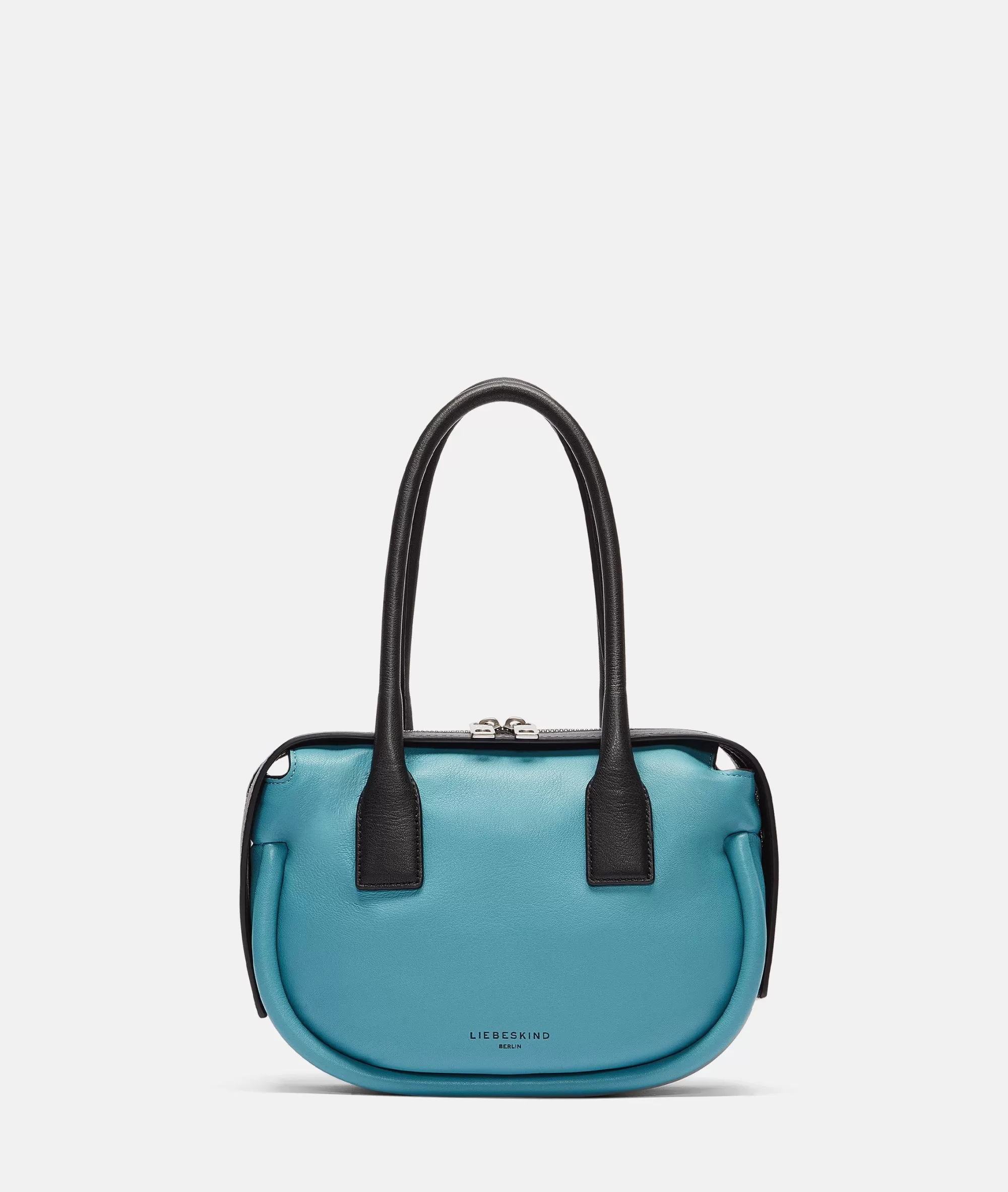 LIEBESKIND BERLIN  Ledertaschen | Schultertaschen<Fab Satchel S türkisblau