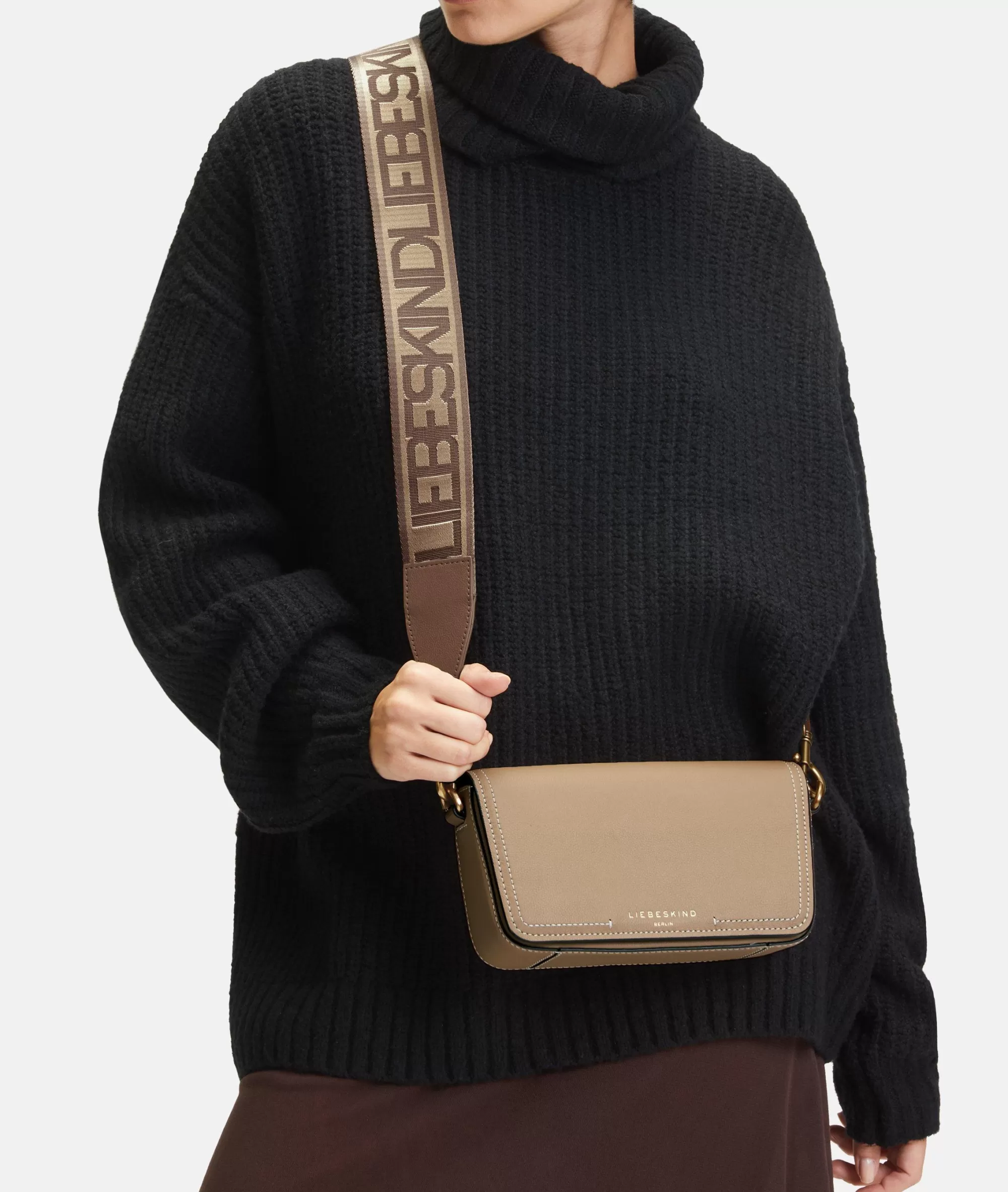 LIEBESKIND BERLIN  Schultergurte<Fancy Strap sandstein