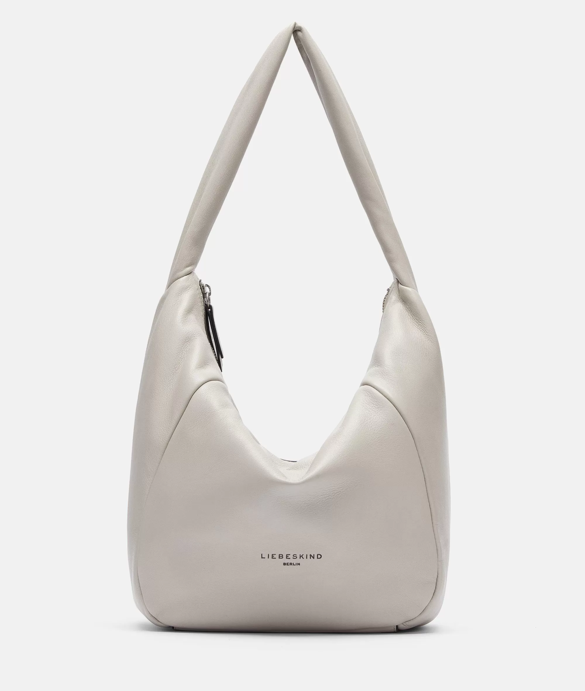 LIEBESKIND BERLIN  Ledertaschen | Schultertaschen<Farrah Hobo M taubengrau