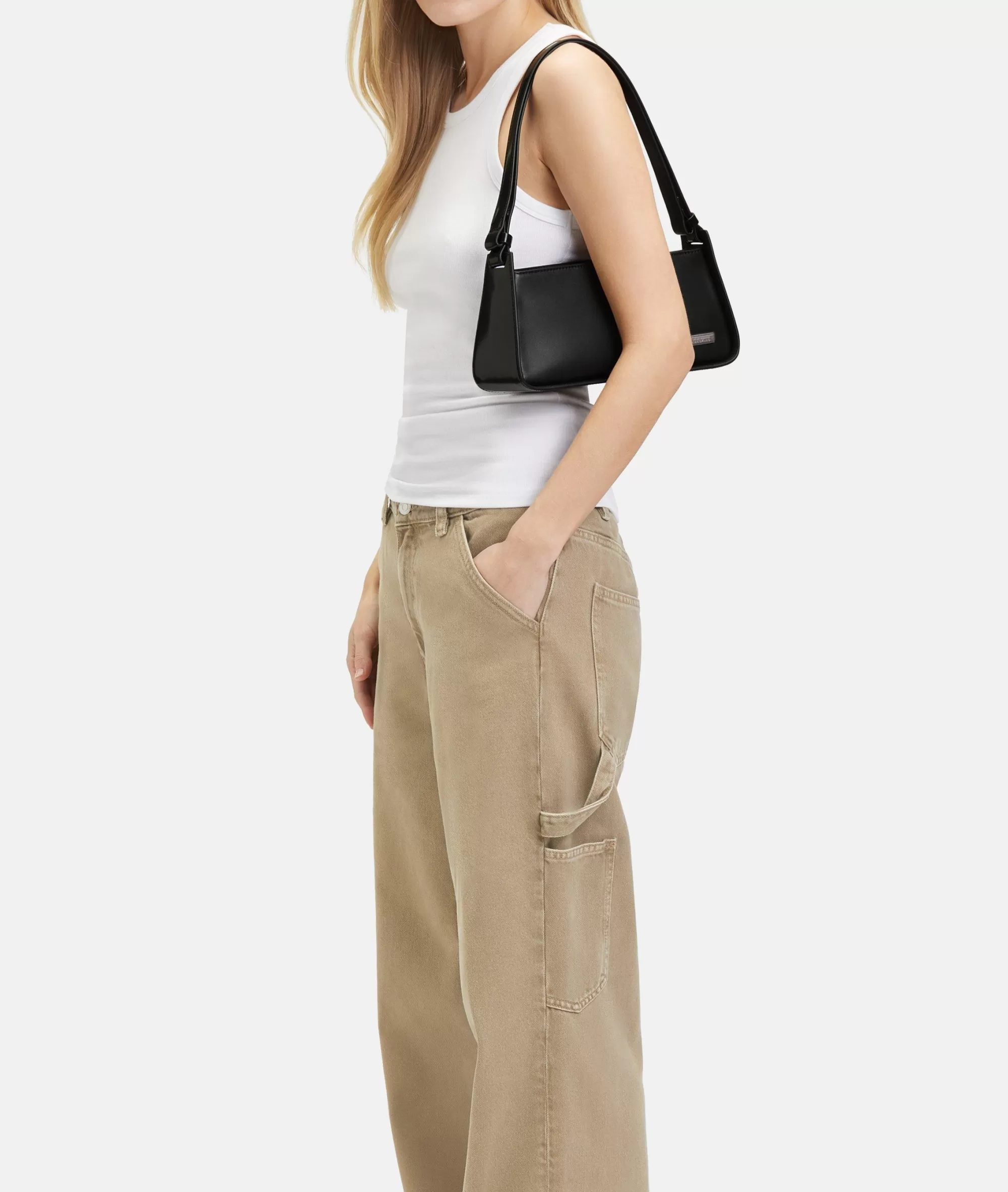 LIEBESKIND BERLIN  Ledertaschen | Schultertaschen<Franzis Crossbody S schwarz