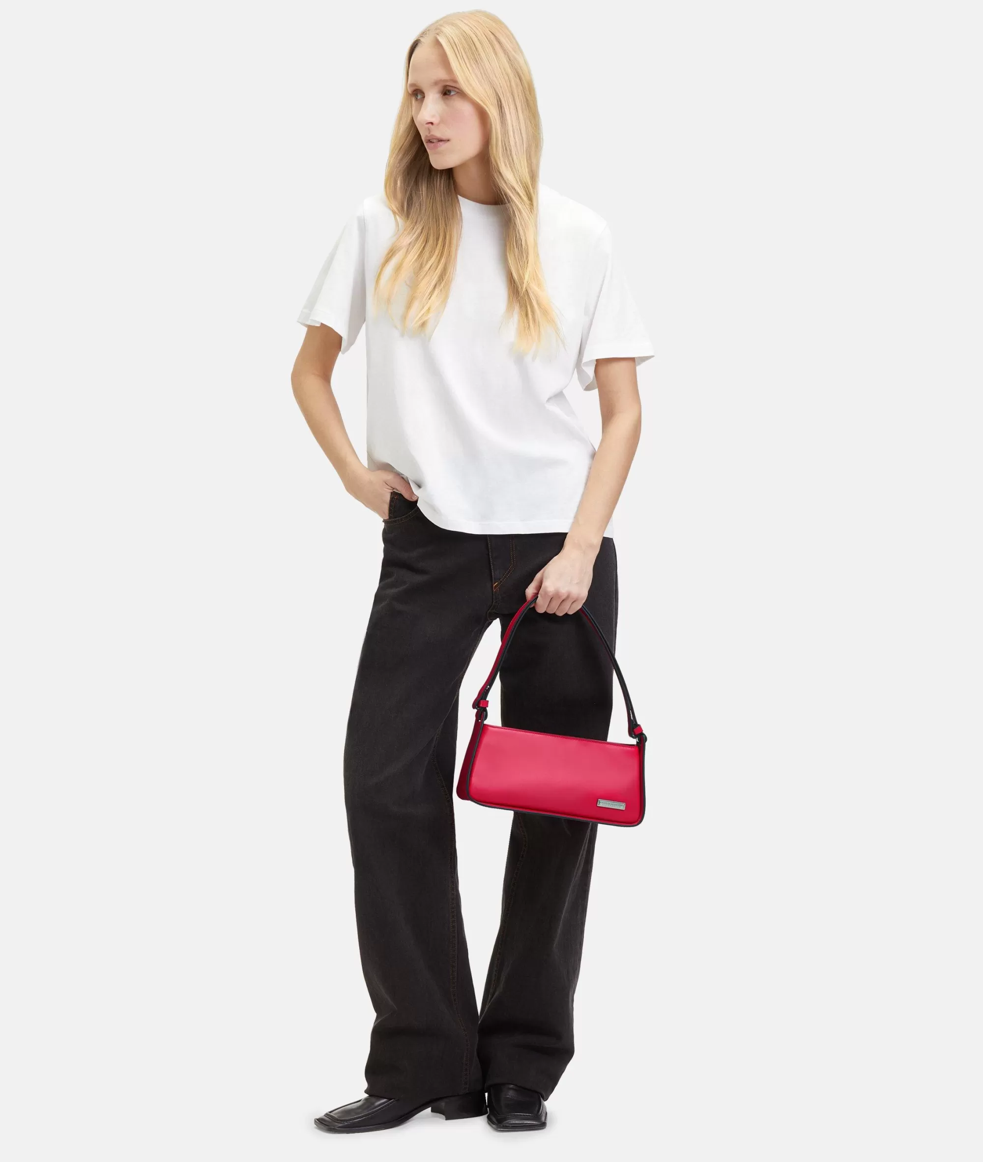 LIEBESKIND BERLIN  Ledertaschen | Schultertaschen<Franzis Crossbody S himbeere