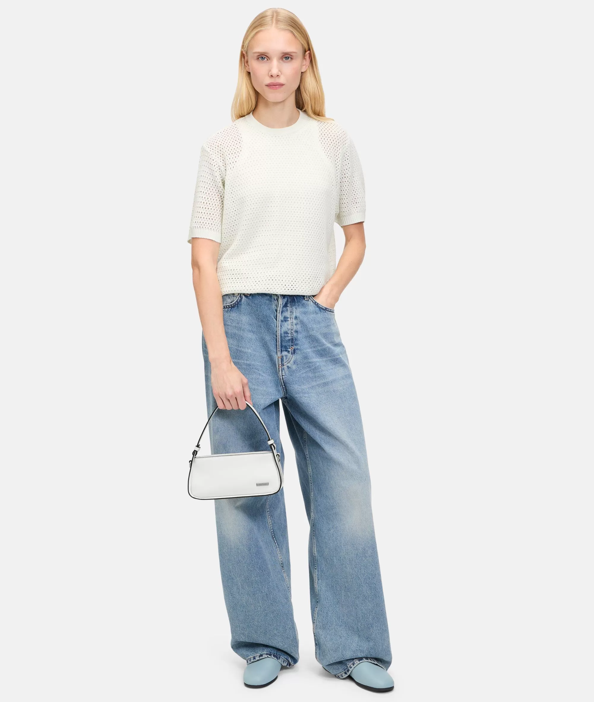 LIEBESKIND BERLIN  Ledertaschen | Umhängetaschen<Franzis Crossbody XS weiß
