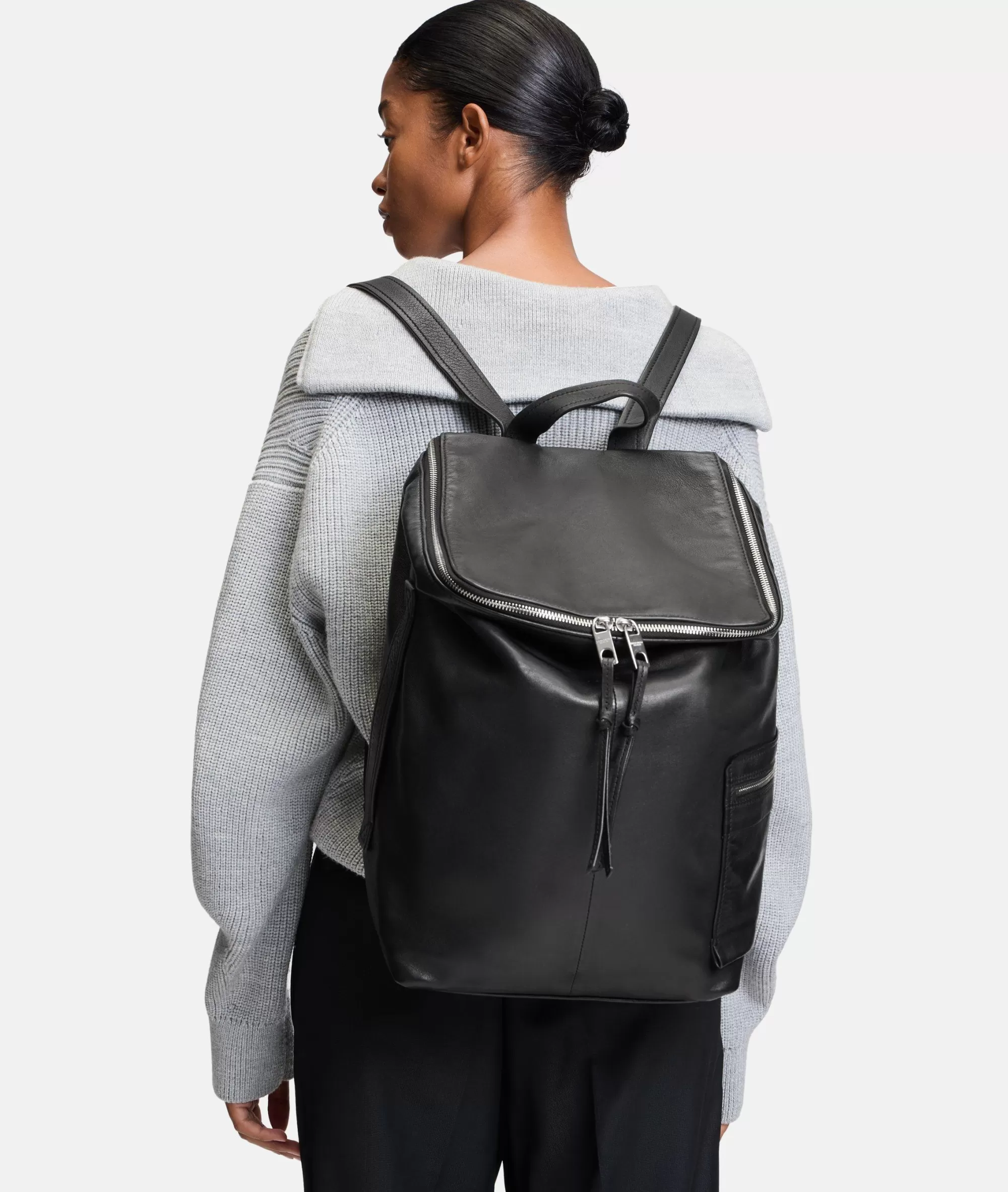 LIEBESKIND BERLIN  Business Bags | Ledertaschen<Hera Backpack L schwarz