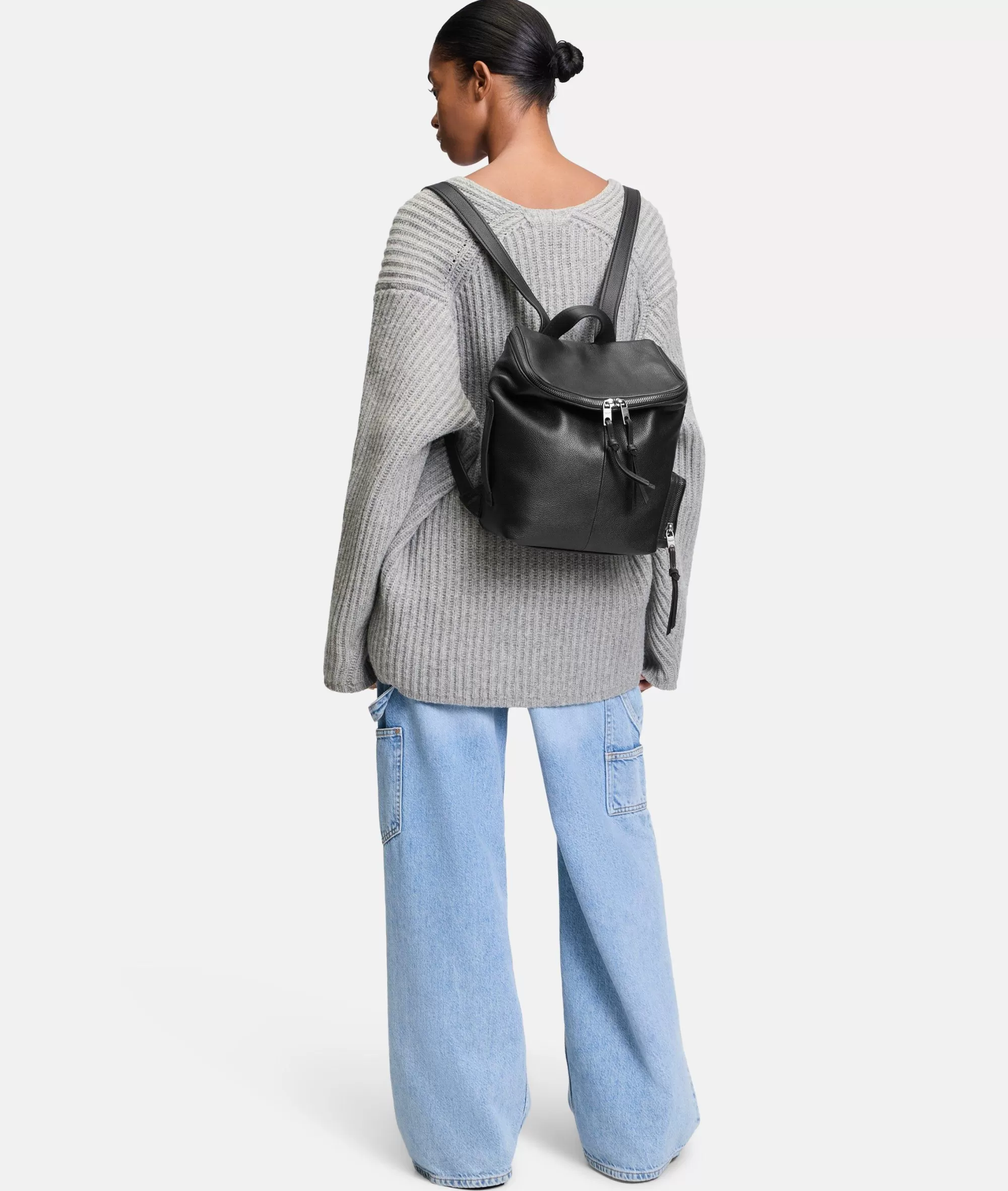 LIEBESKIND BERLIN  Ledertaschen | Rucksäcke<Hera Backpack S schwarz