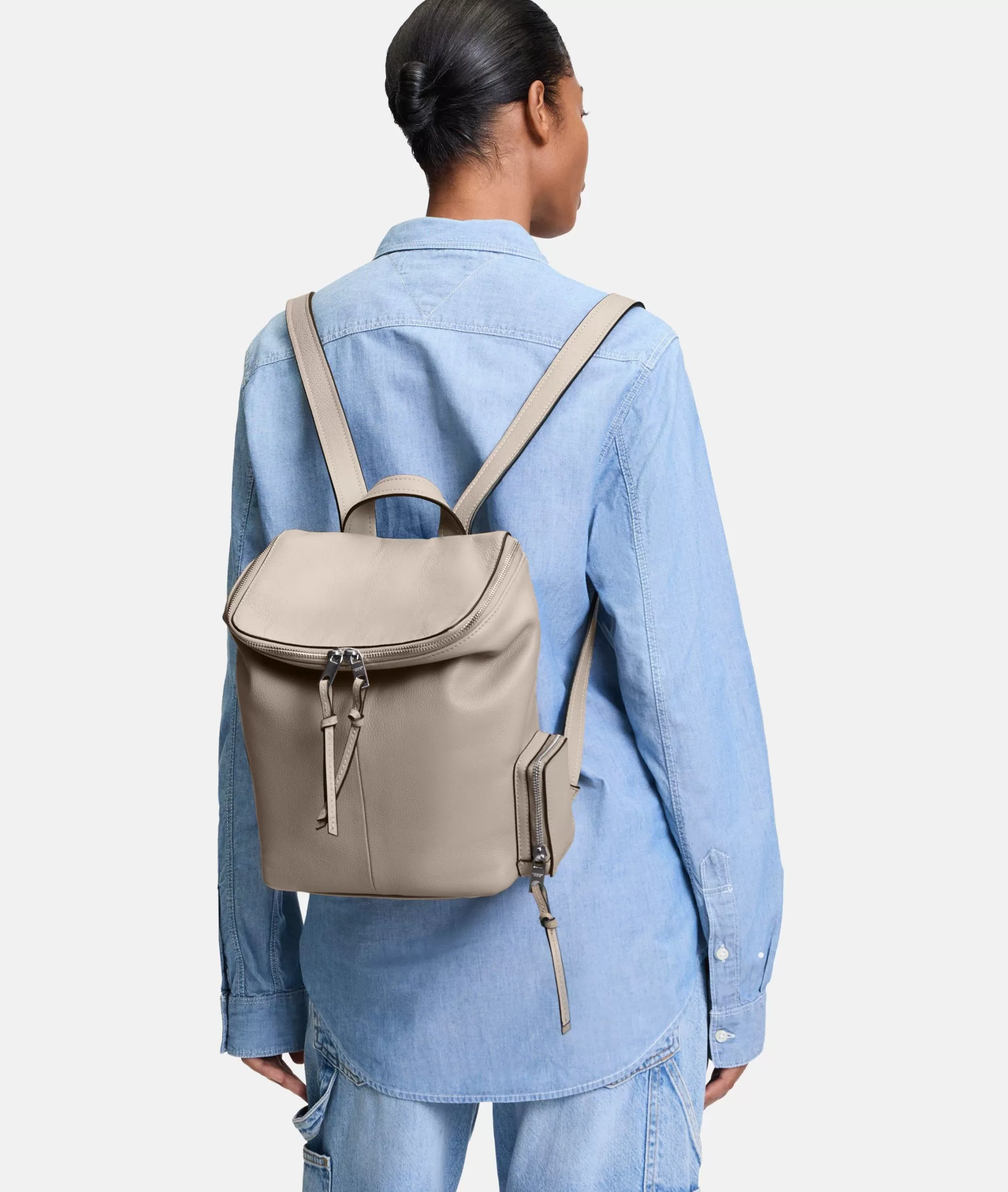 LIEBESKIND BERLIN  Ledertaschen | Rucksäcke<Hera Backpack S beige