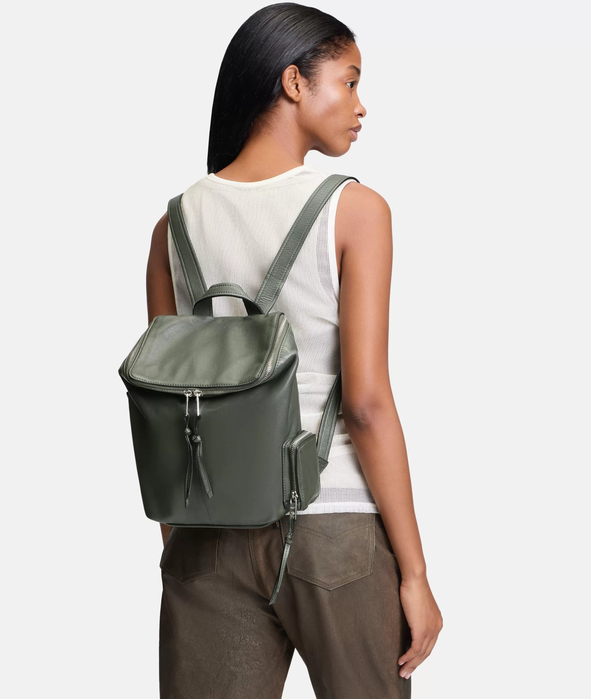 LIEBESKIND BERLIN  Business Bags | Ledertaschen<Hera Backpack S olivgrün