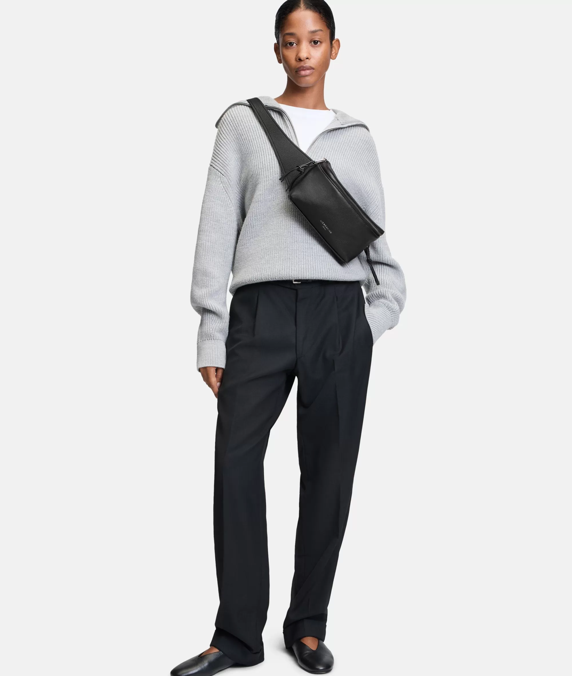 LIEBESKIND BERLIN  Gürteltaschen | Ledertaschen<Hera Belt-Bag S schwarz