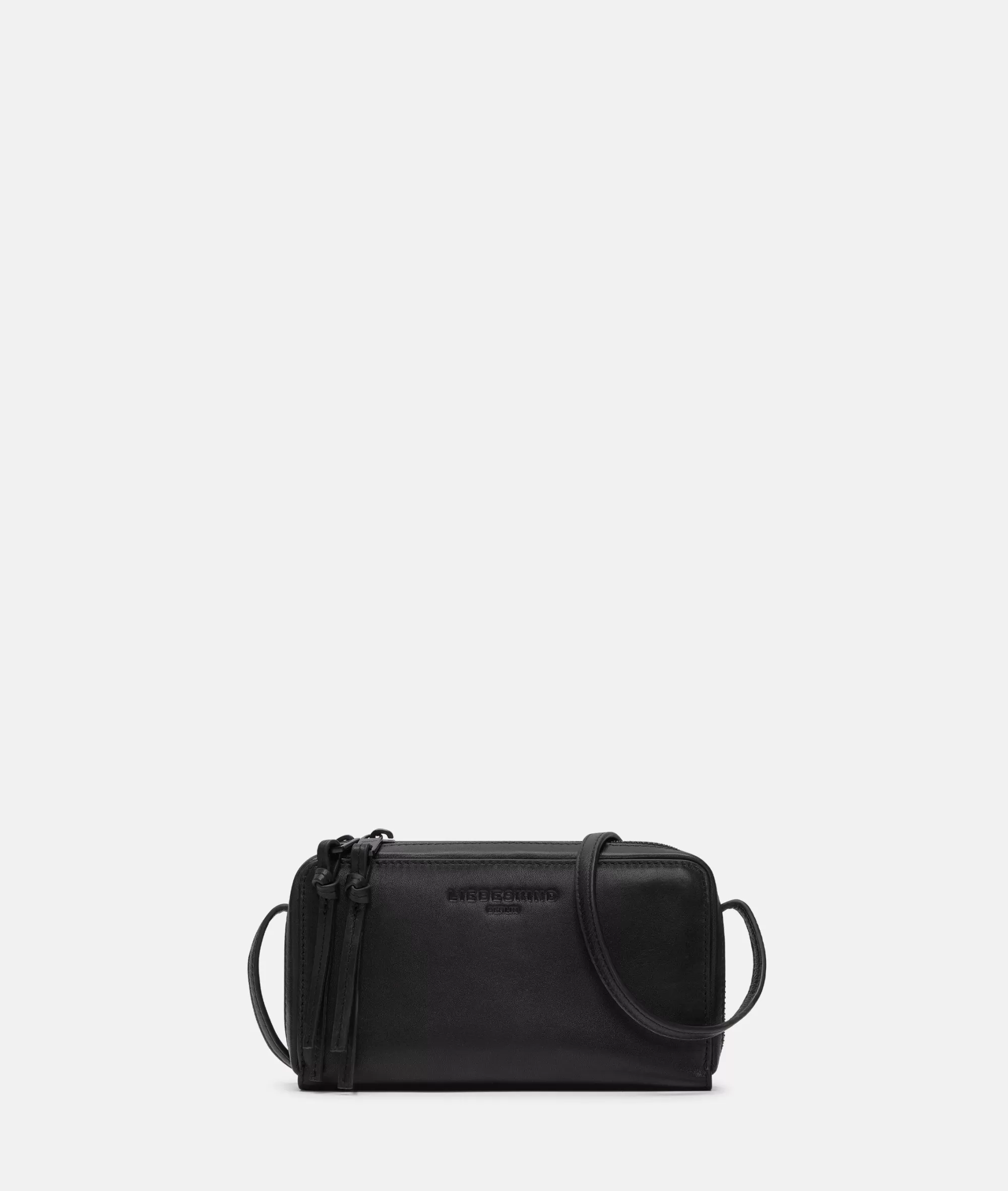 LIEBESKIND BERLIN  Ledertaschen | Umhängetaschen<Hera Crossbody XS schwarz
