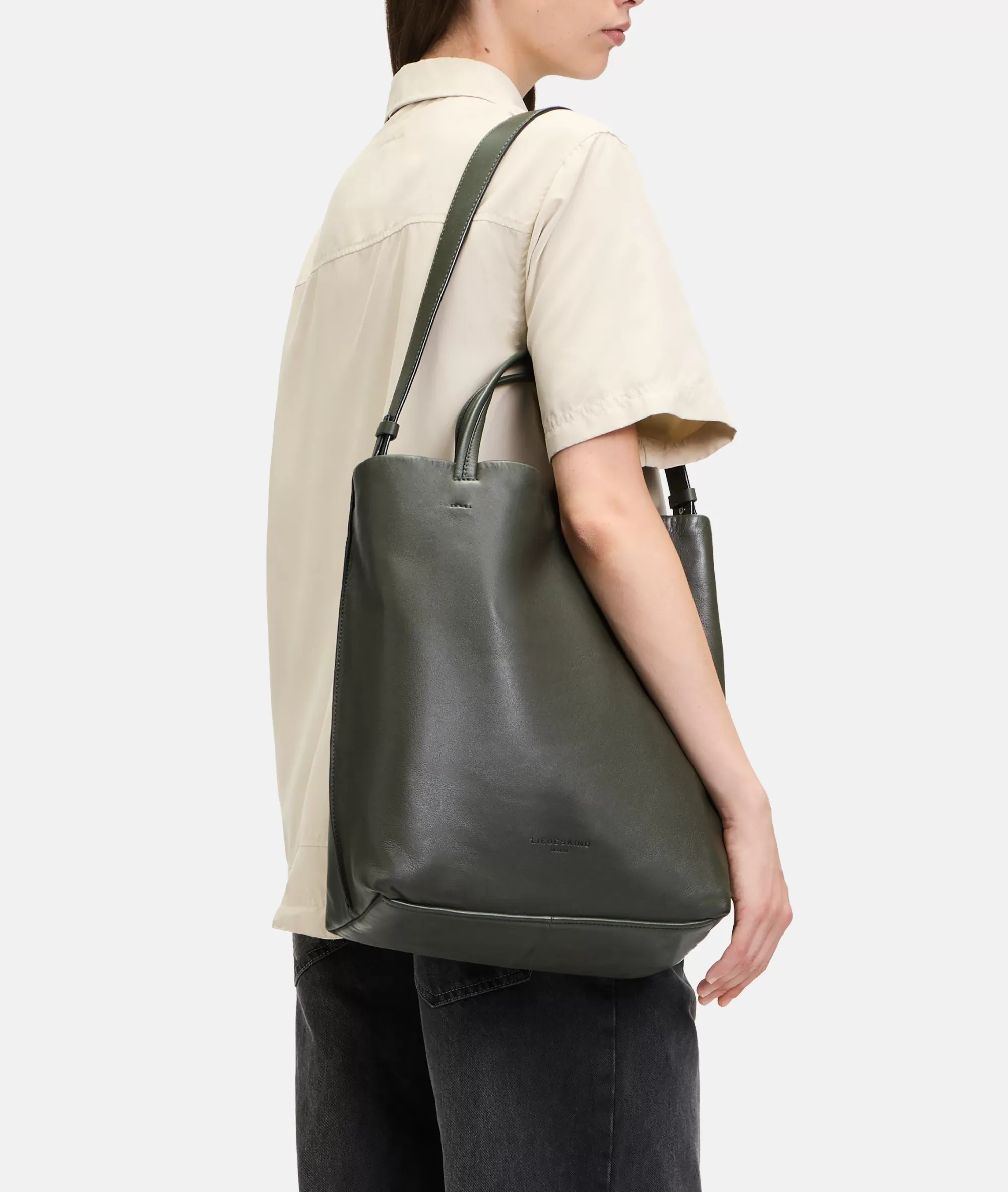 LIEBESKIND BERLIN  Business Bags | Ledertaschen<Hera Tote L olivgrün