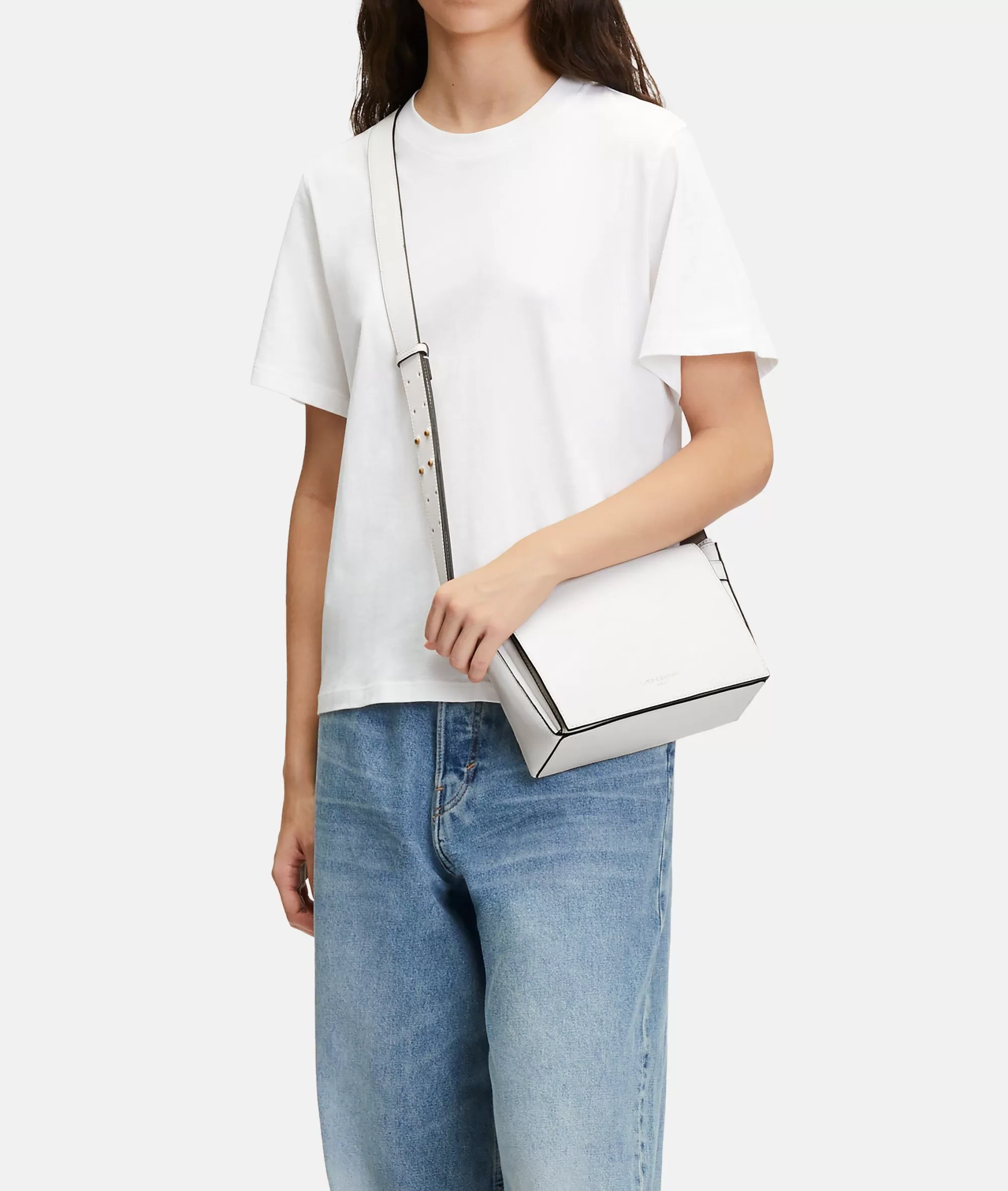 LIEBESKIND BERLIN  Ledertaschen | Umhängetaschen<Hilla Crossbody S weiß
