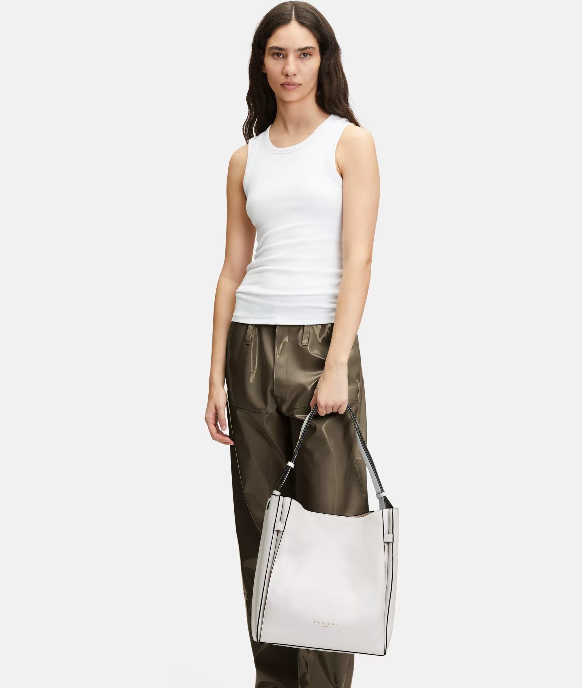 LIEBESKIND BERLIN  Ledertaschen | Business Bags<Hilla Hobo L weiß