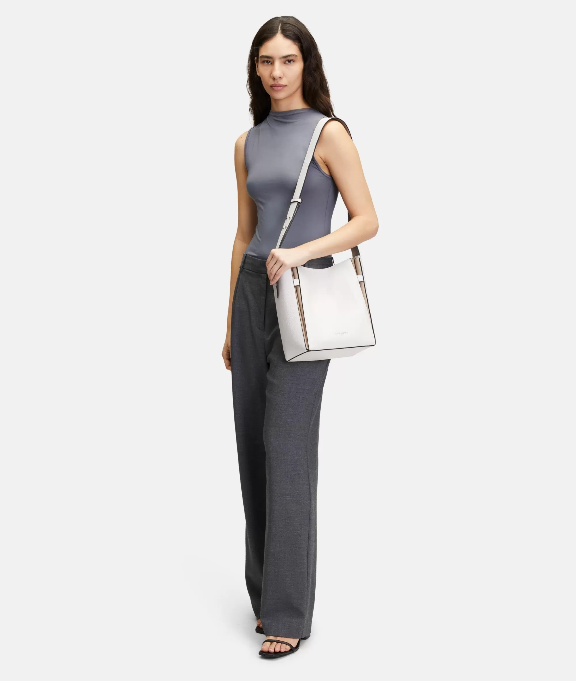 LIEBESKIND BERLIN  Business Bags | Ledertaschen<Hilla Hobo M weiß