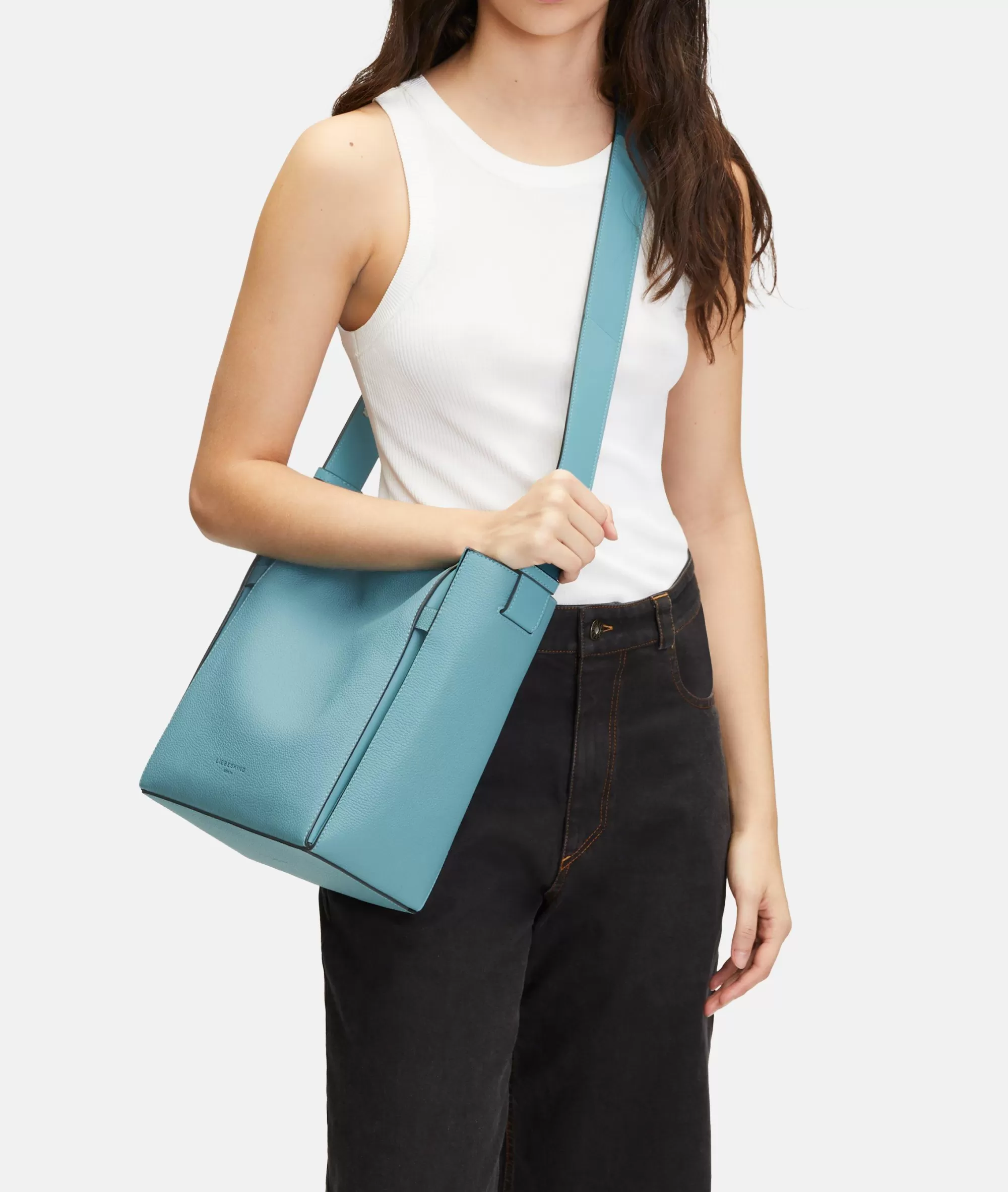 LIEBESKIND BERLIN  Business Bags | Ledertaschen<Hilla Hobo M azurblau