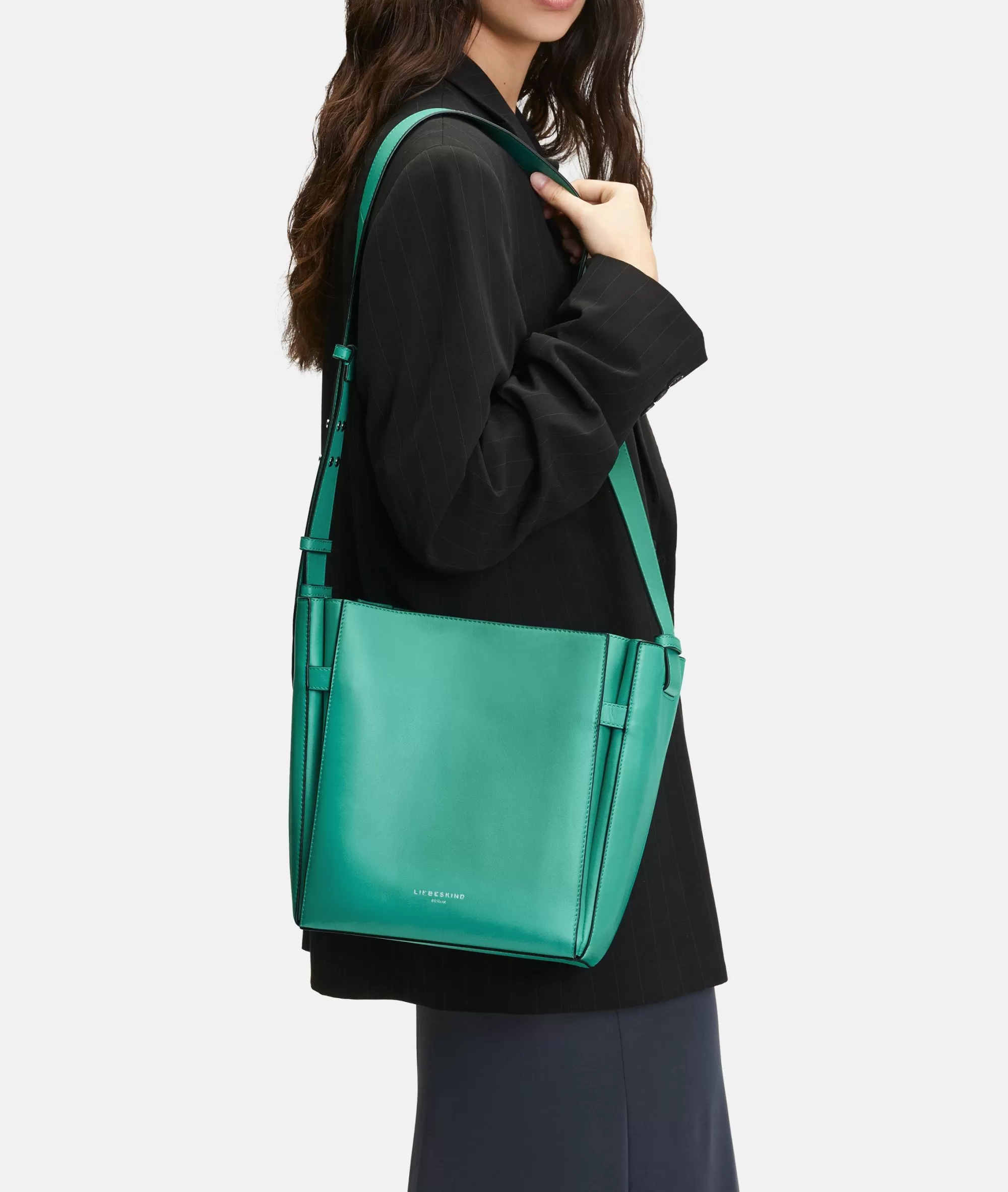 LIEBESKIND BERLIN  Business Bags | Ledertaschen<Hilla Hobo M türkis
