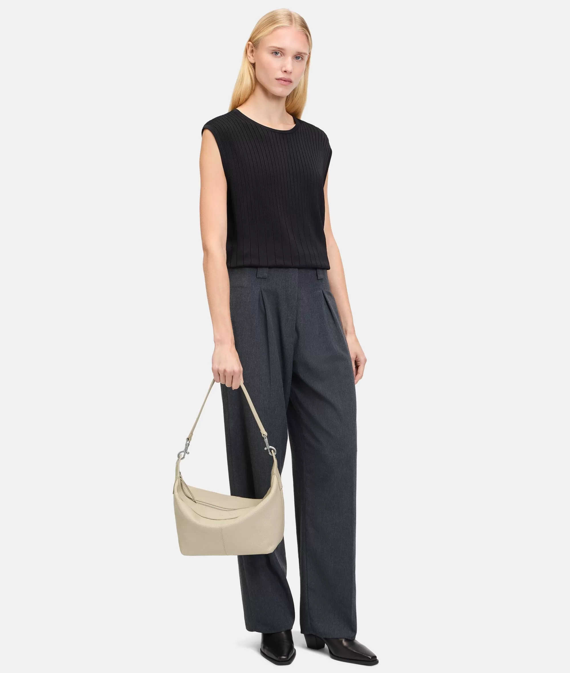 LIEBESKIND BERLIN  Ledertaschen | Schultertaschen<Hobo S beige