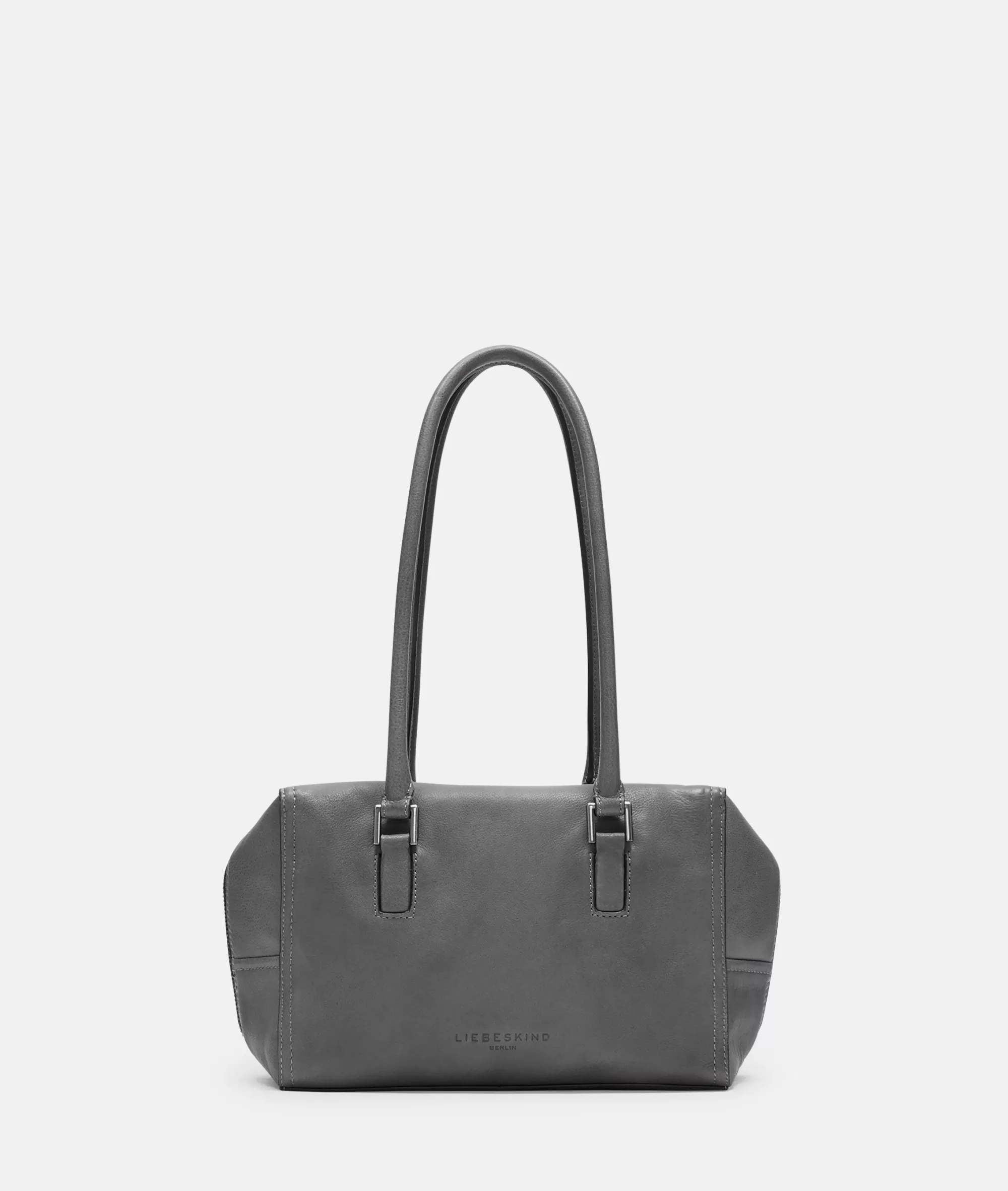 LIEBESKIND BERLIN  Ledertaschen | Schultertaschen<Kayla Satchel S grau