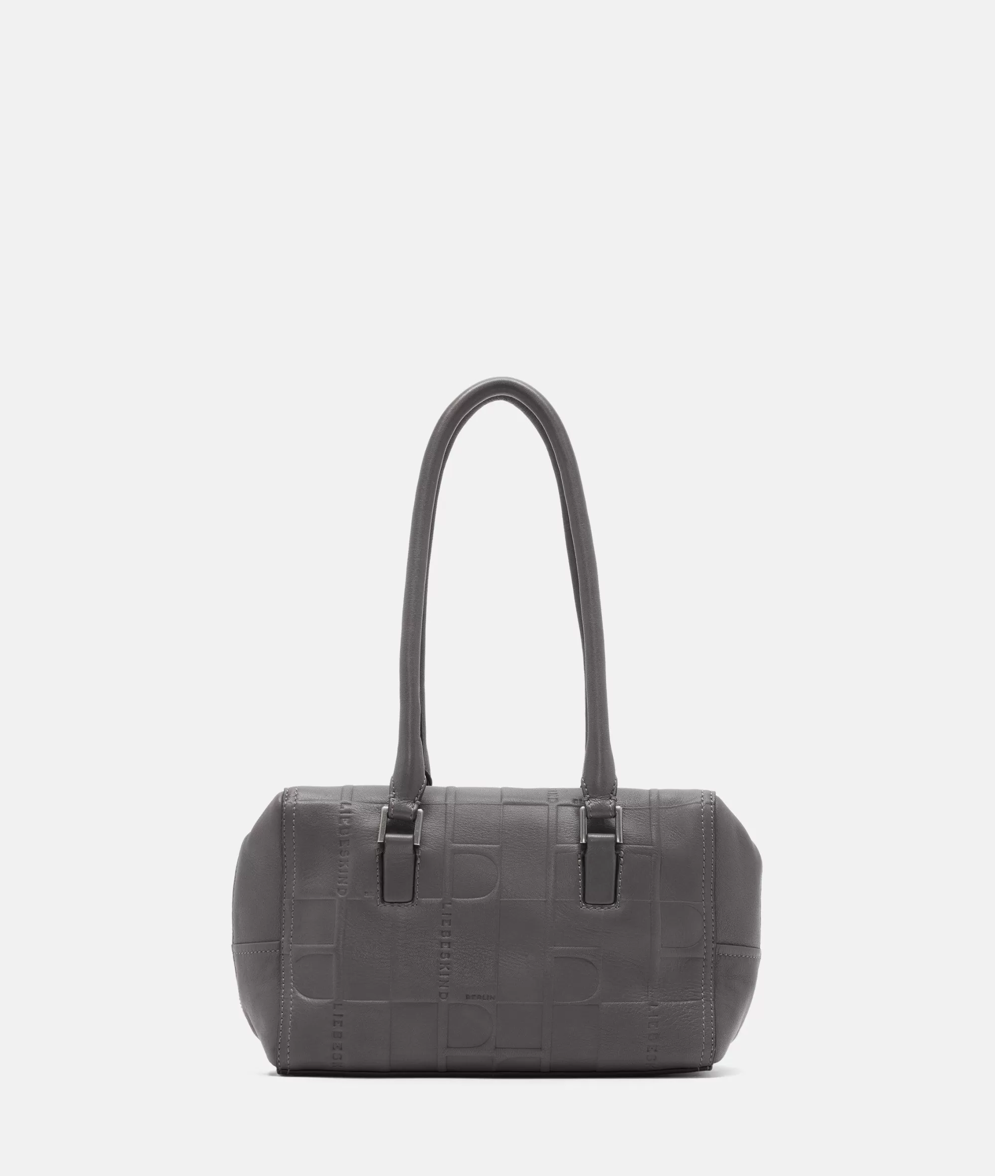 LIEBESKIND BERLIN  Ledertaschen | Schultertaschen<Kayla Satchel S graumeliert