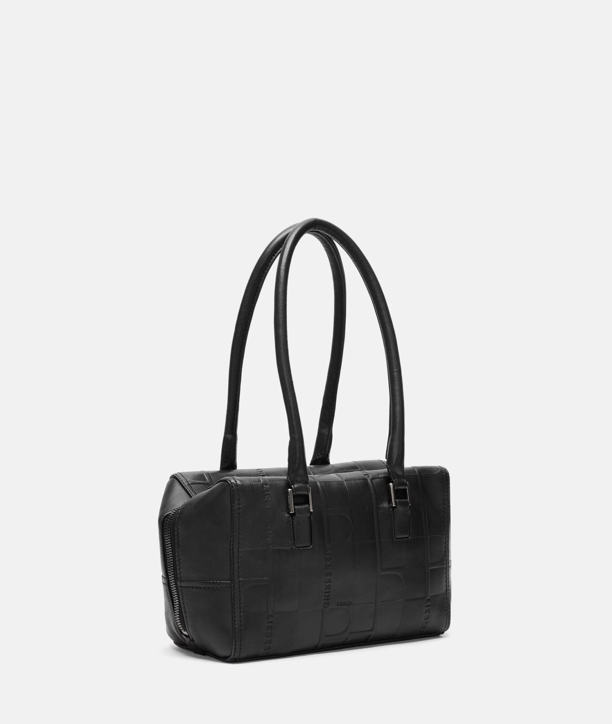 LIEBESKIND BERLIN  Ledertaschen | Schultertaschen<Kayla Satchel S schwarz