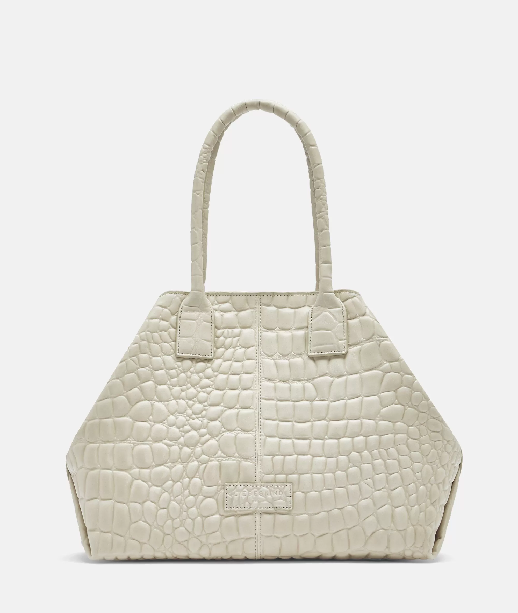 LIEBESKIND BERLIN  Ledertaschen | Shopper<Kroko Chelsea Shopper M creme