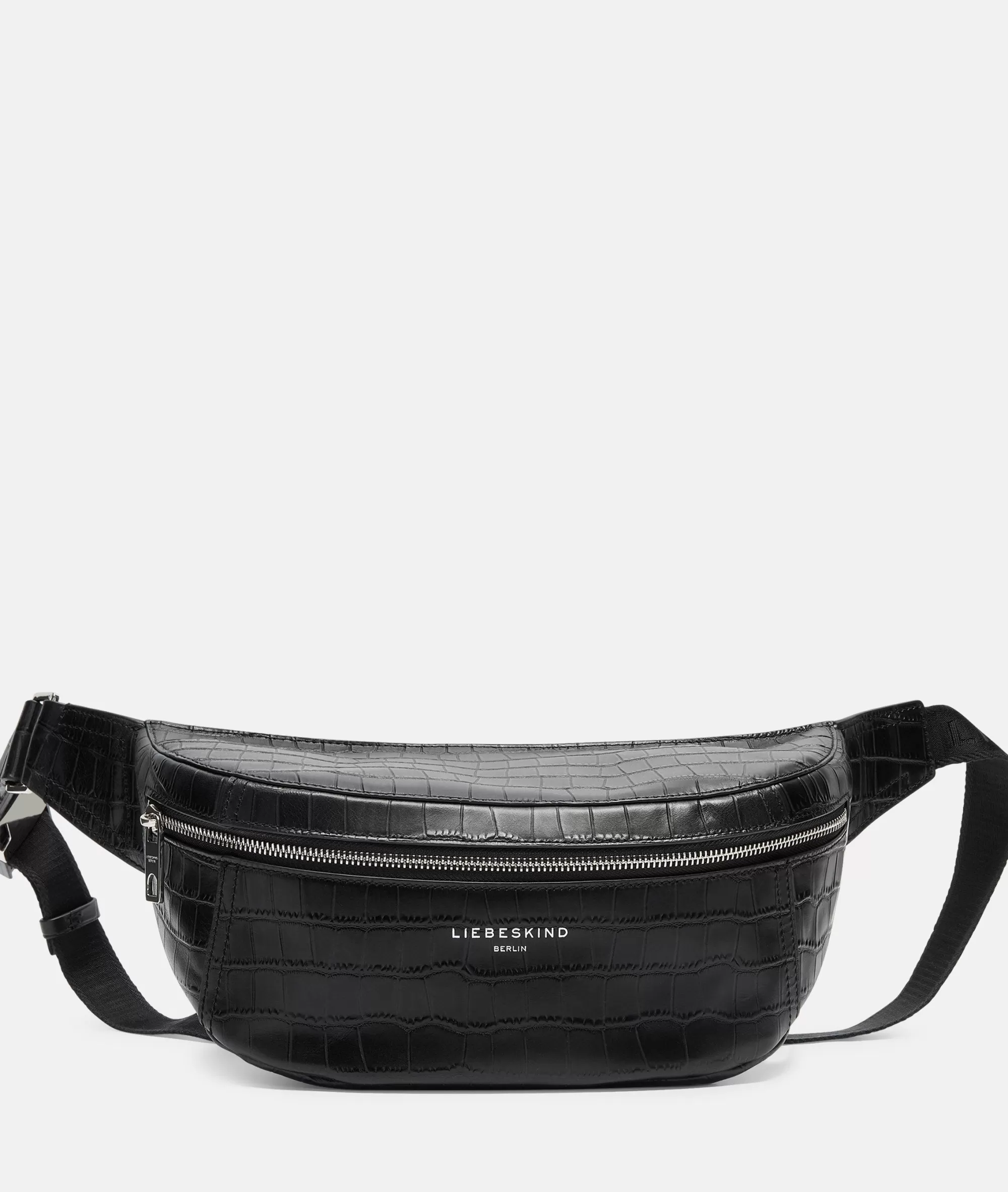 LIEBESKIND BERLIN  Ledertaschen | Gürteltaschen<Kroko Chudy Belt-Bag schwarz