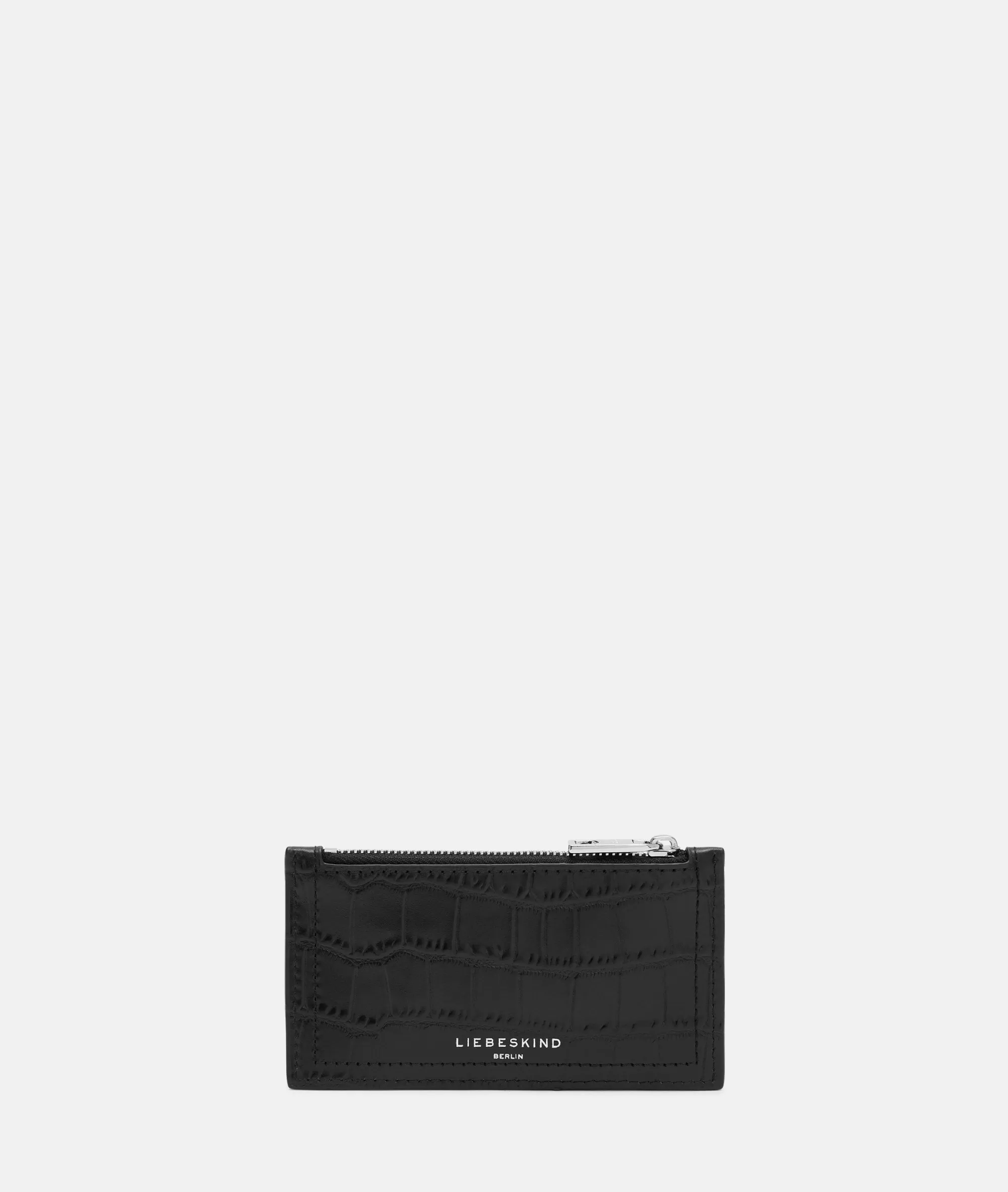 LIEBESKIND BERLIN  Kartenhalter & Mini Geldbörsen<Kroko Chudy XS schwarz