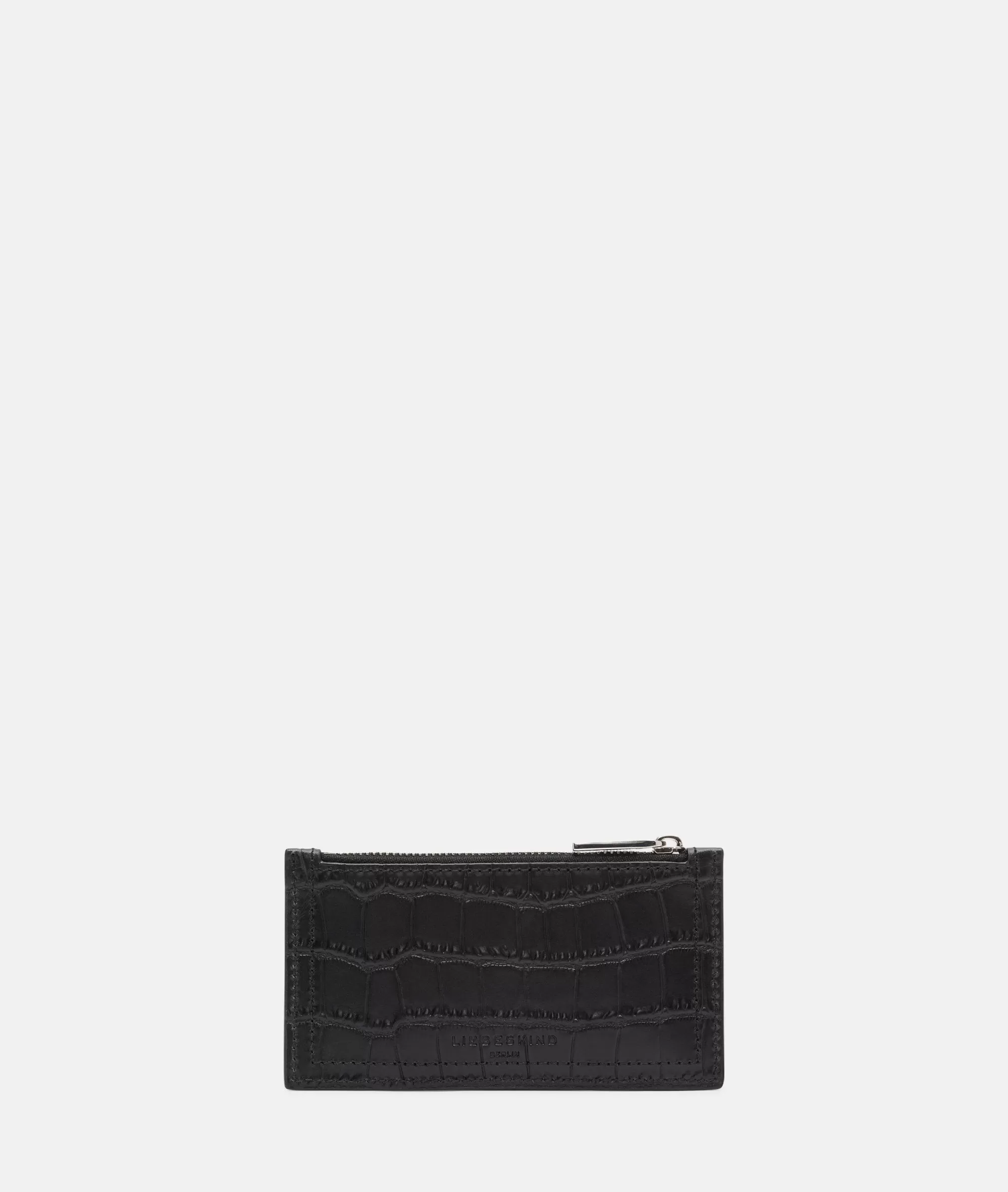 LIEBESKIND BERLIN  Kartenhalter & Mini Geldbörsen<Kroko Lou Wallet schwarz