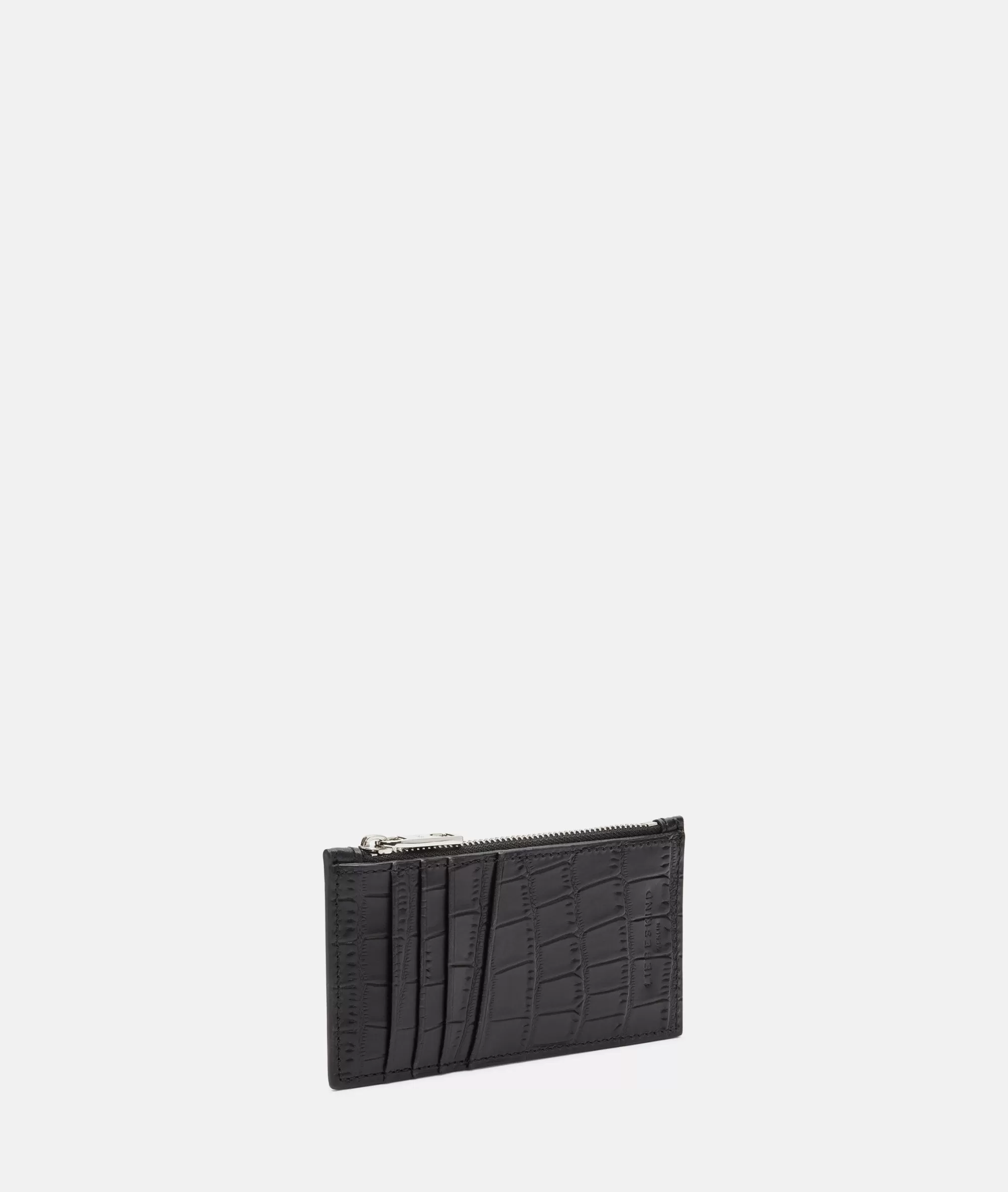 LIEBESKIND BERLIN  Kartenhalter & Mini Geldbörsen<Kroko Lou Wallet schwarz