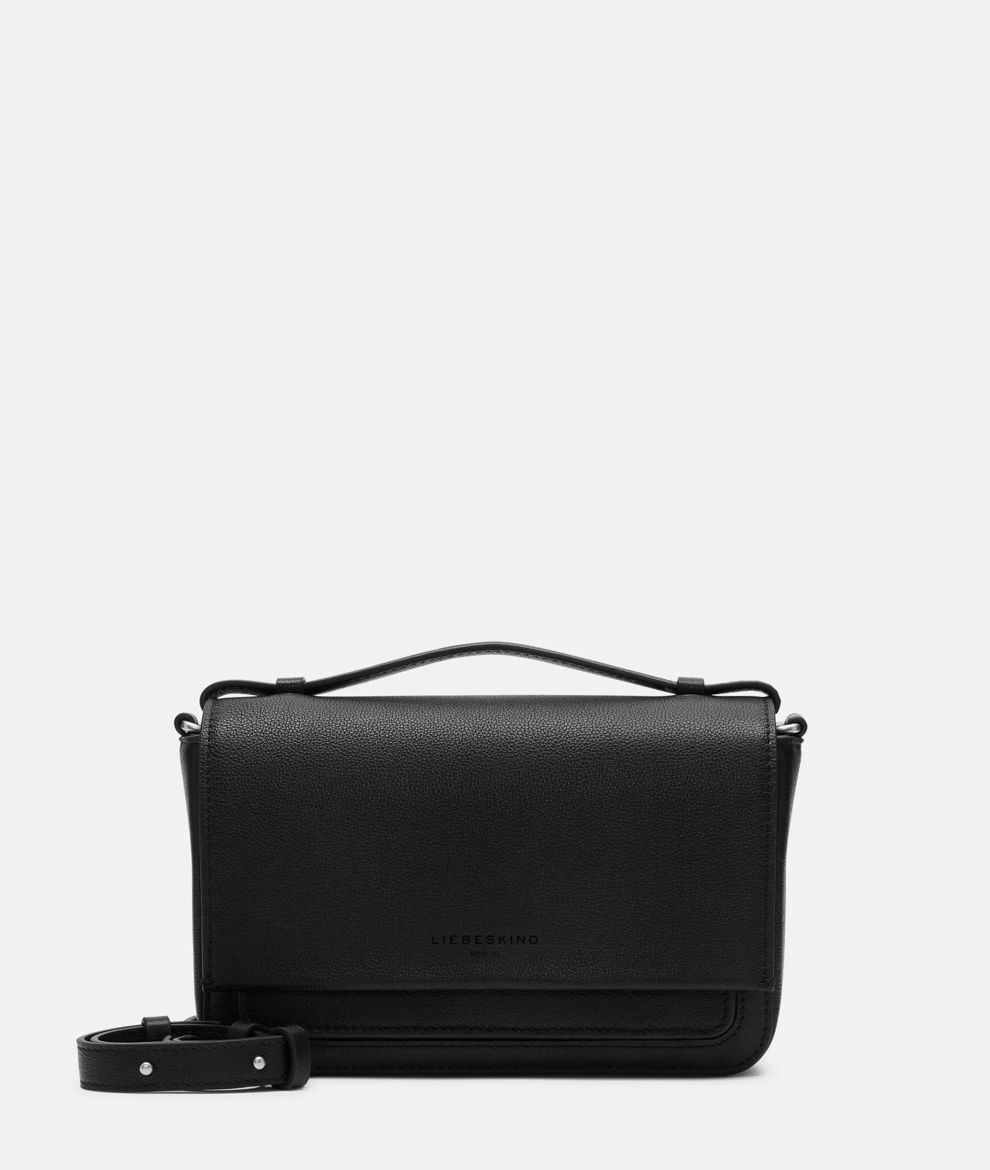 LIEBESKIND BERLIN  Ledertaschen | Umhängetaschen<Lea Crossbody S schwarz