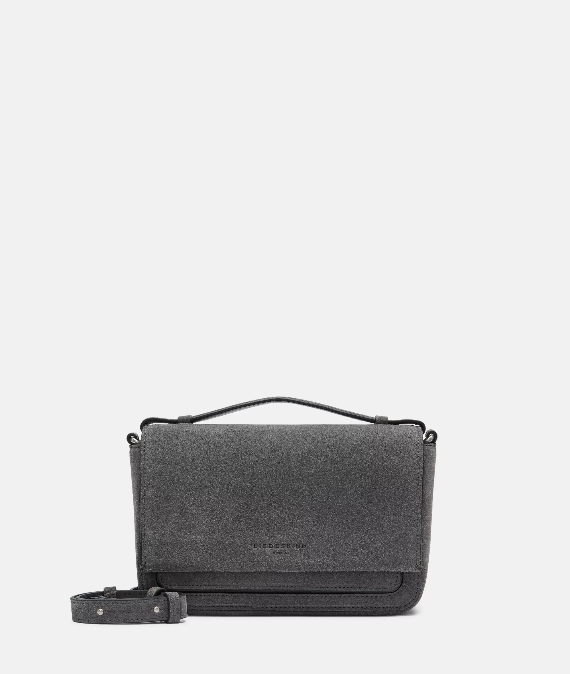 LIEBESKIND BERLIN  Ledertaschen | Umhängetaschen<Lea Crossbody S graumeliert