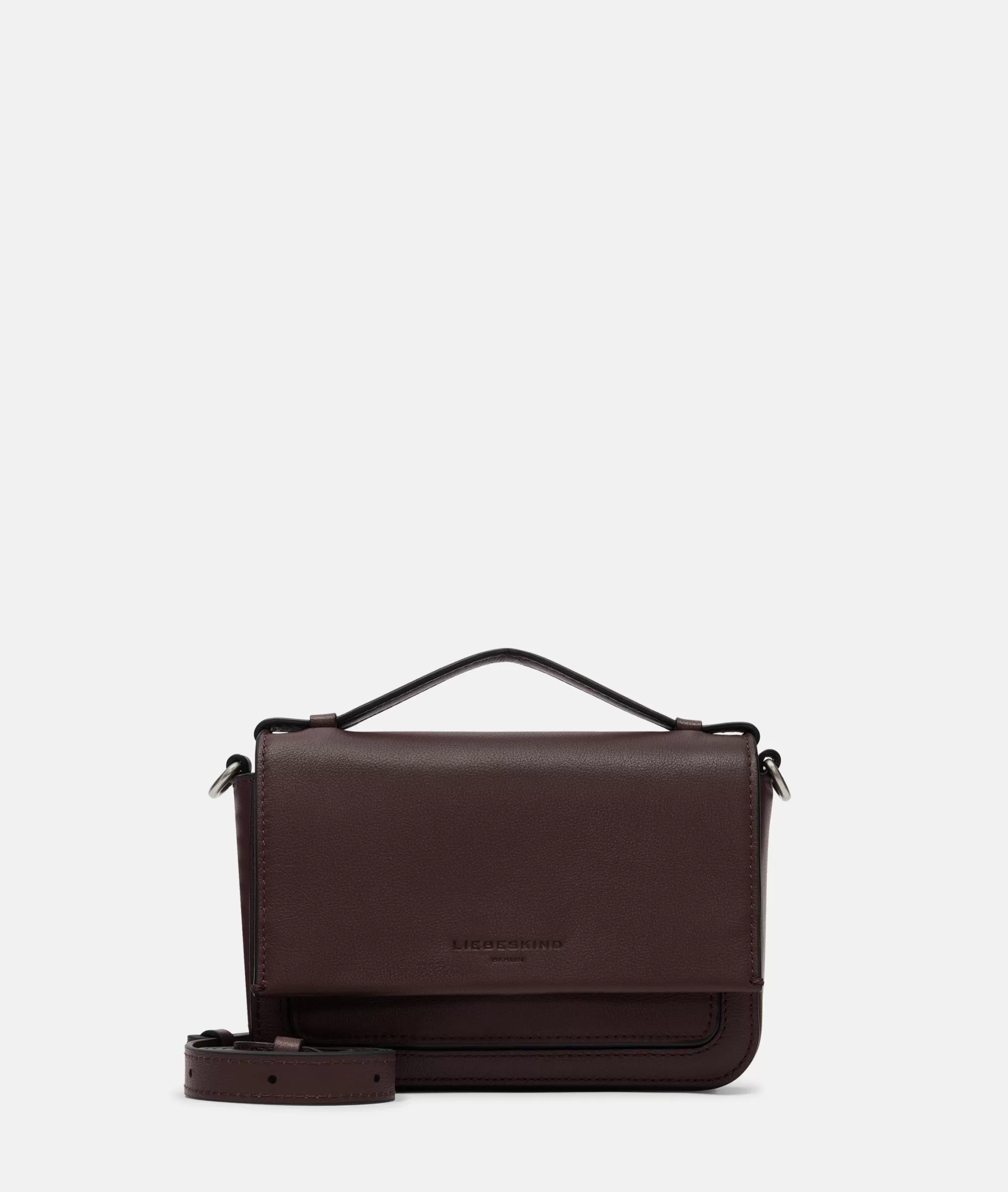 LIEBESKIND BERLIN  Ledertaschen | Umhängetaschen<Lea Crossbody XS bordeaux