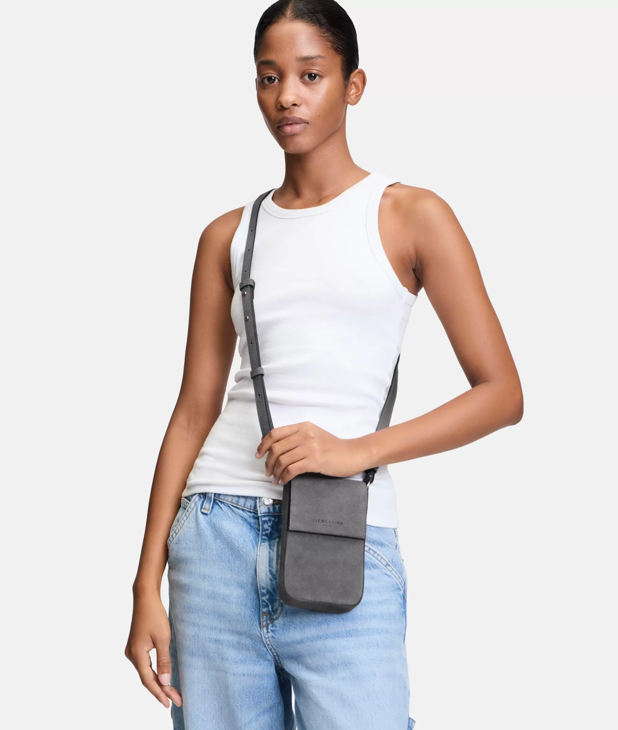 LIEBESKIND BERLIN  Handytaschen<Lea Mobile Pouch grau