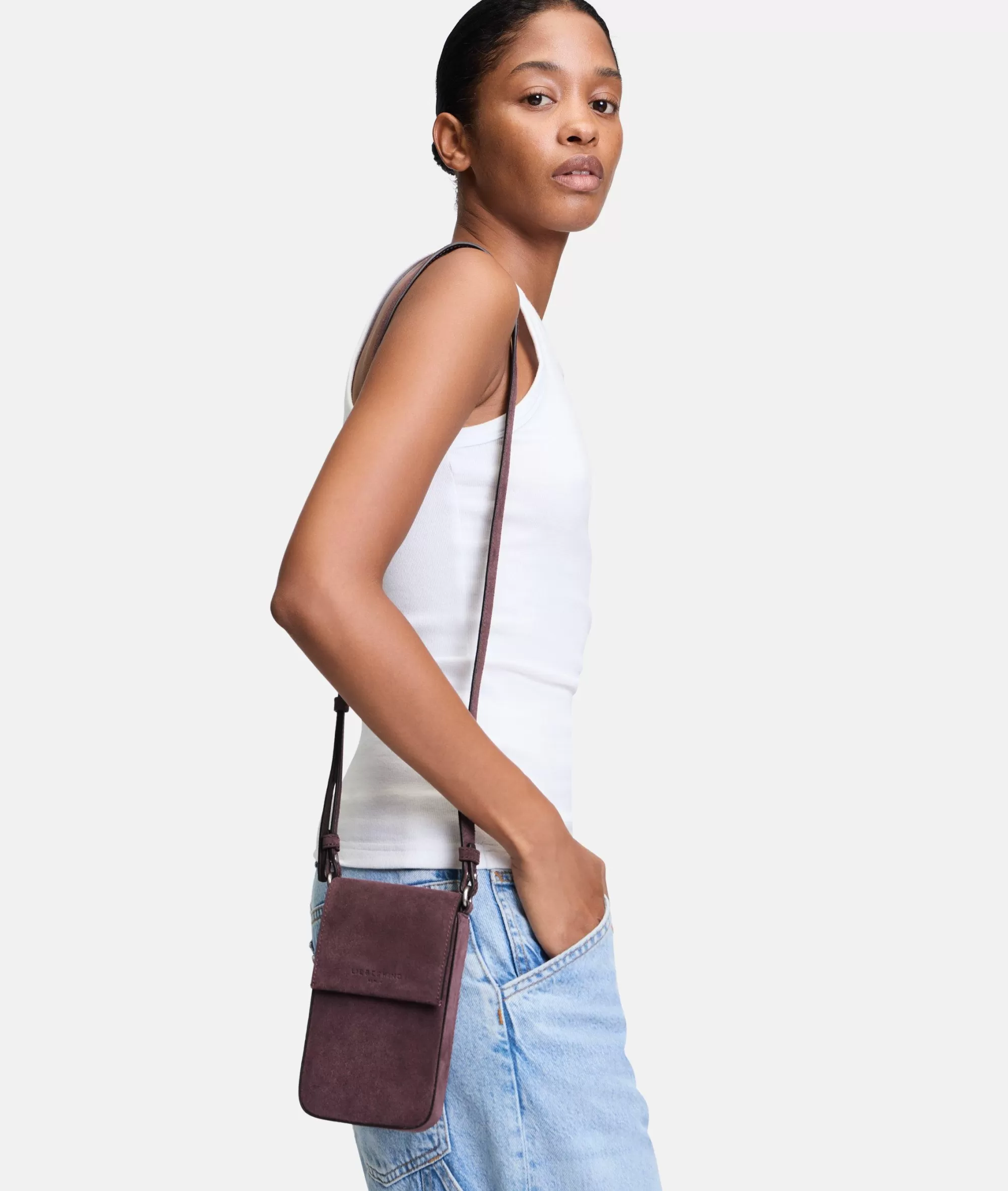 LIEBESKIND BERLIN  Handytaschen<Lea Mobile Pouch bordeaux