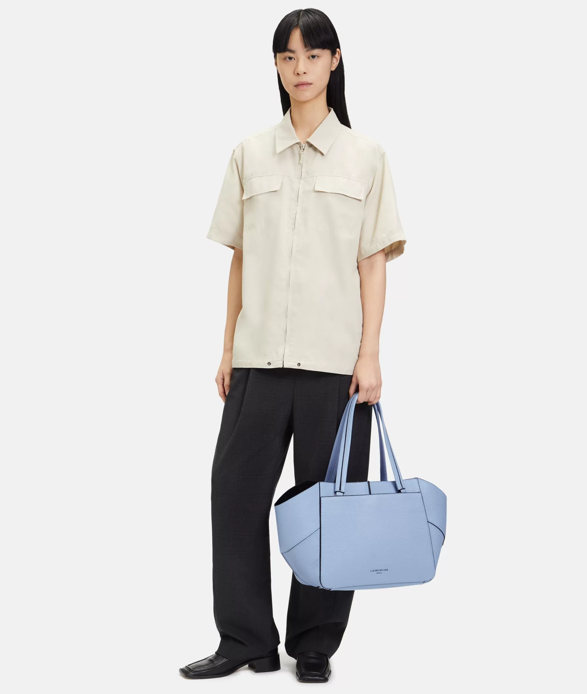 LIEBESKIND BERLIN  Business Bags | Ledertaschen<Lilly Shopper M hellblau