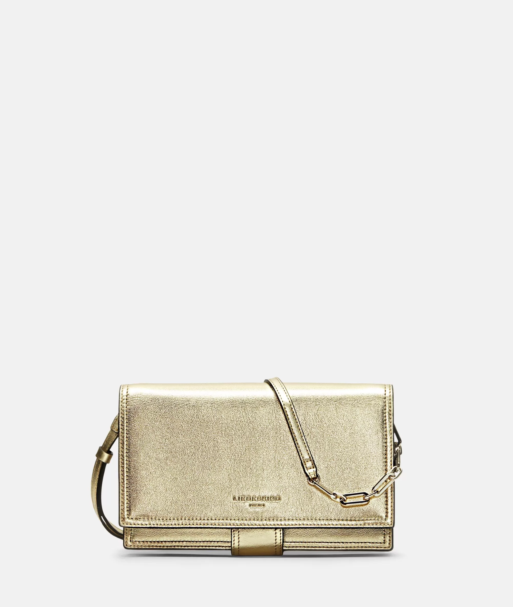 LIEBESKIND BERLIN  Ledertaschen | Clutches<Lisa Metallic Crossbody gold