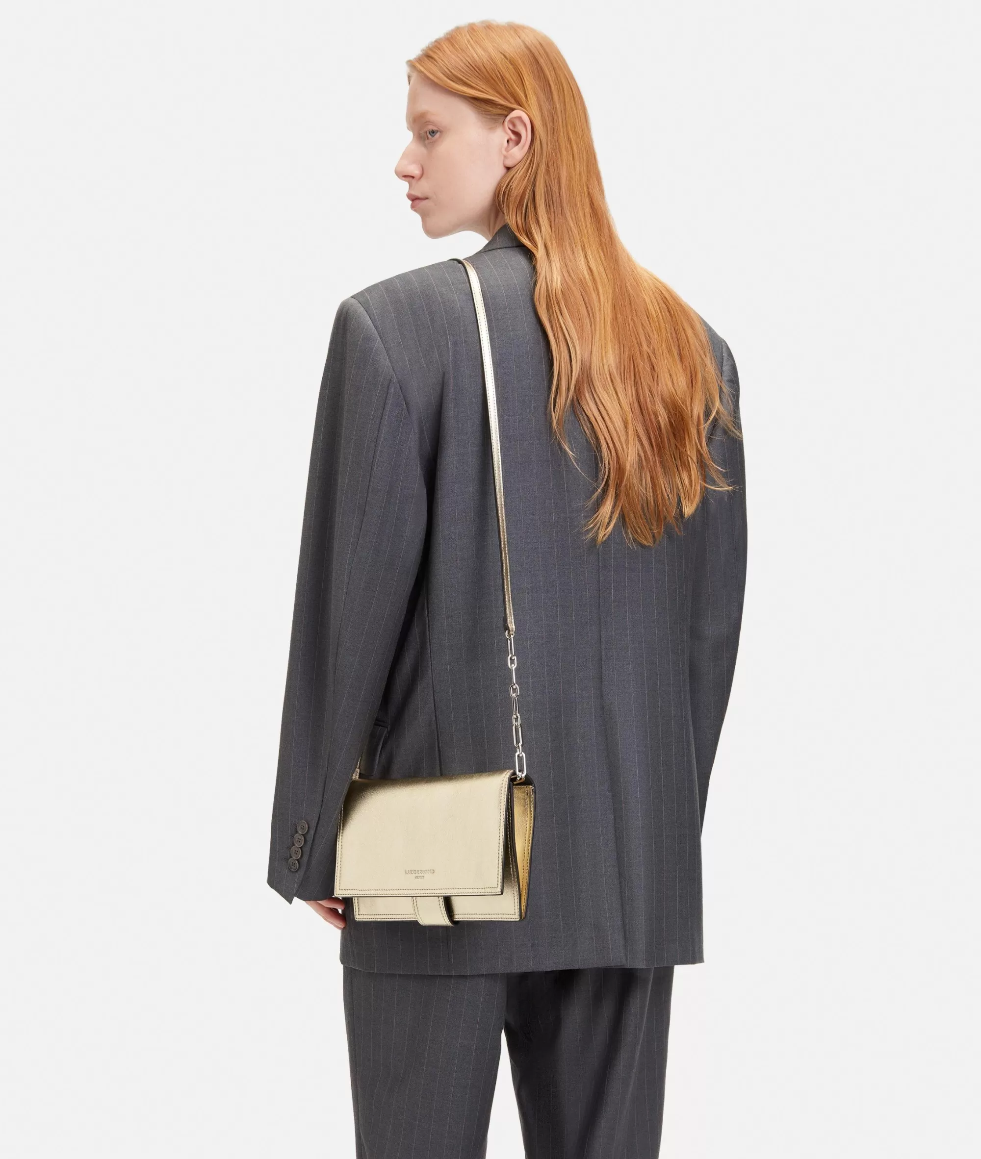 LIEBESKIND BERLIN  Ledertaschen | Clutches<Lisa Metallic Crossbody gold
