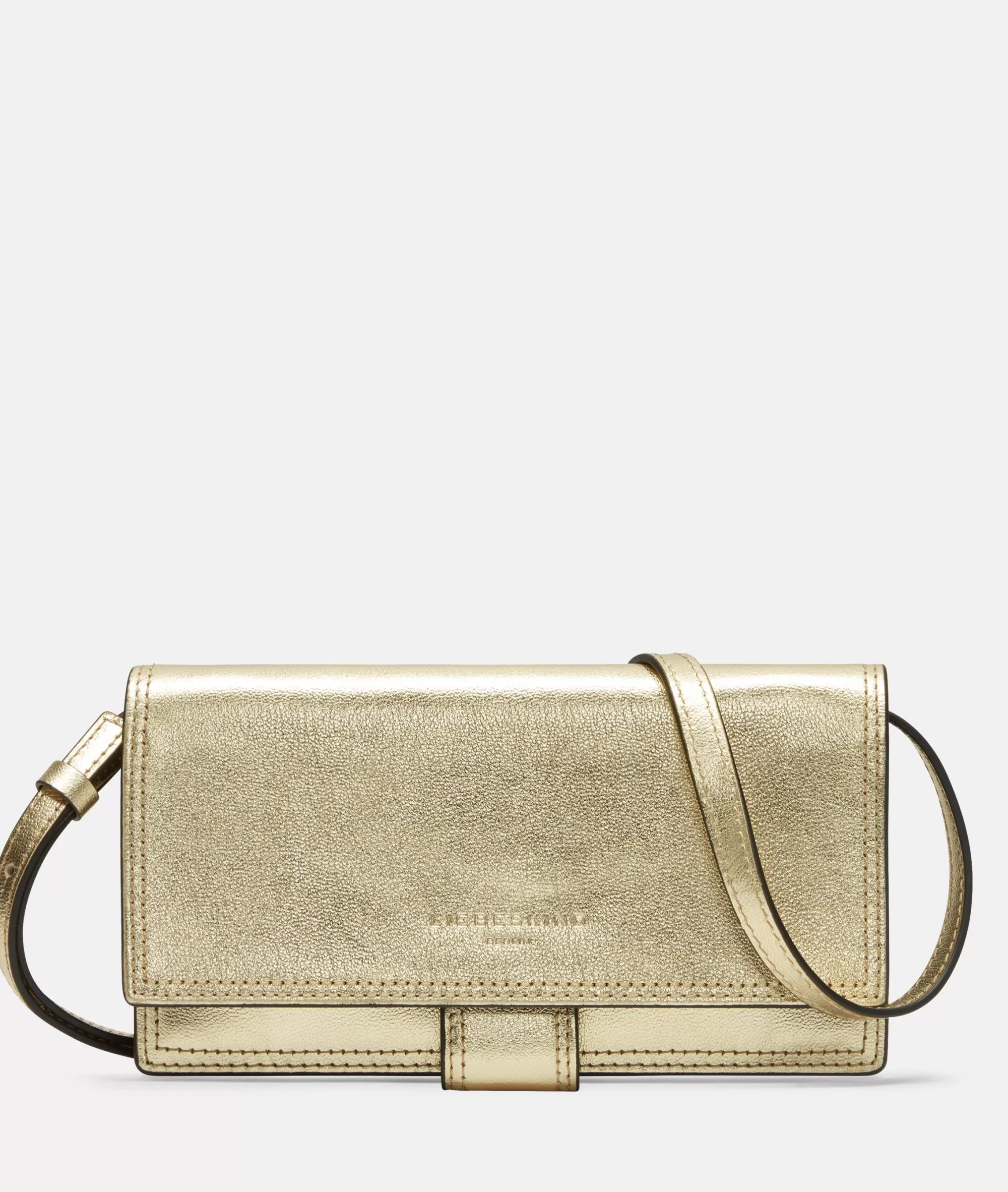 LIEBESKIND BERLIN  Große Geldbörsen | Clutches<Lisa Metallic Geldbörse gold