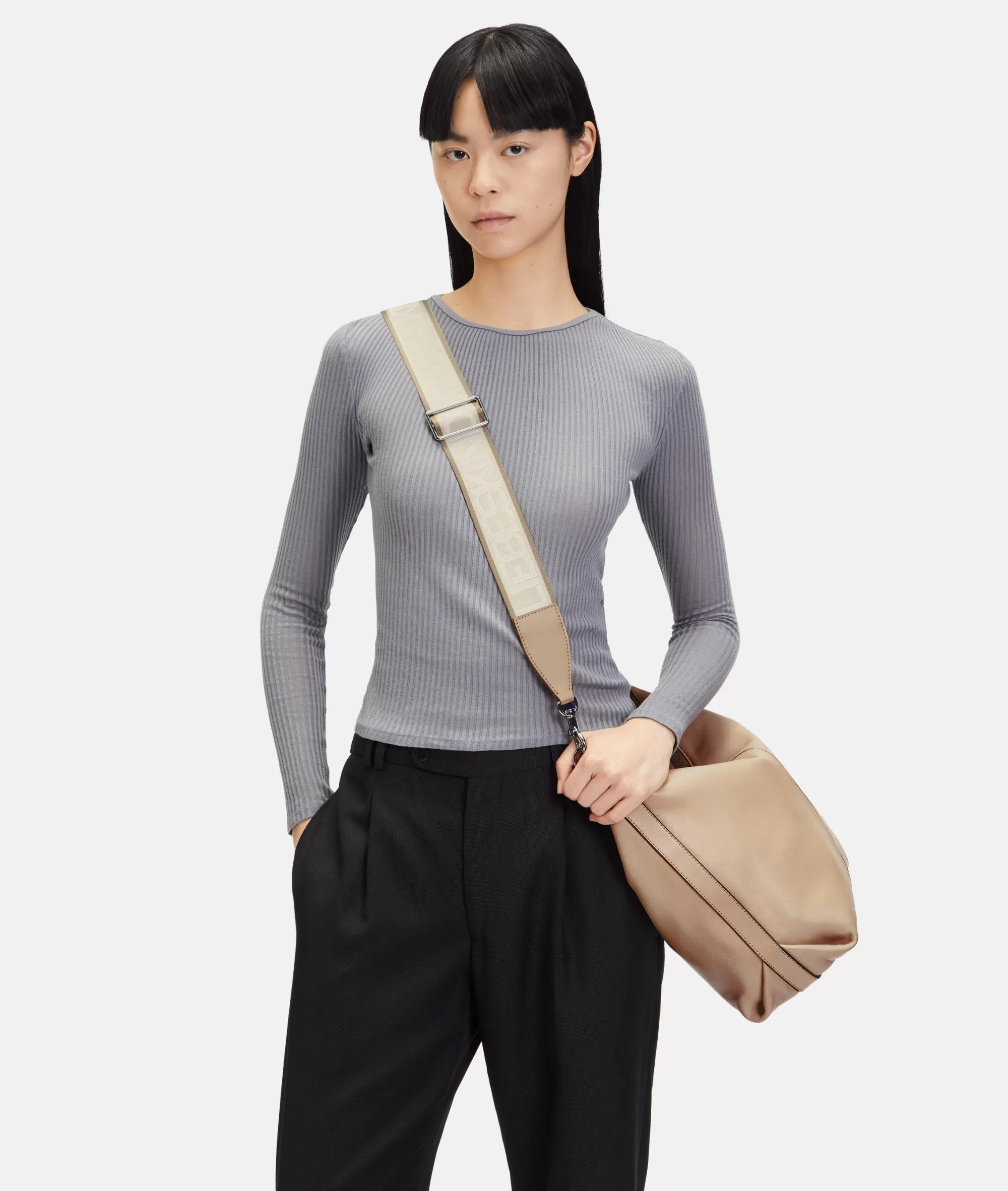 LIEBESKIND BERLIN  Schultergurte<Logo Webbing Strap creme